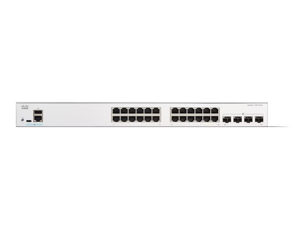 Cisco Catalyst C1300-24T-4G 24-Port Gigabit Switch with 4 SFP