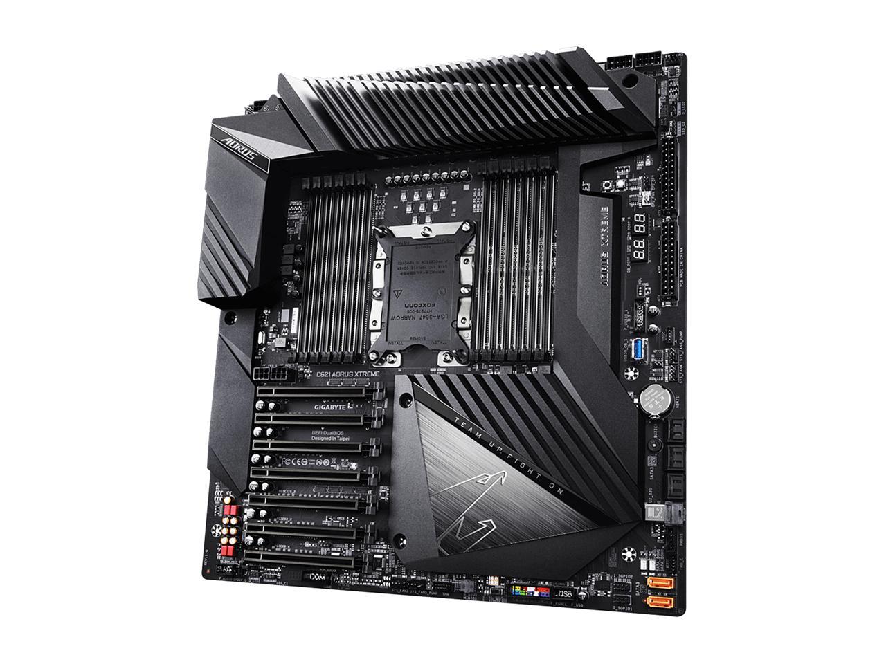 GIGABYTE C621 AORUS XTREME LGA 3647 Intel C621 SATA 6Gb/s Extended ATX Intel Motherboard Retail Box.