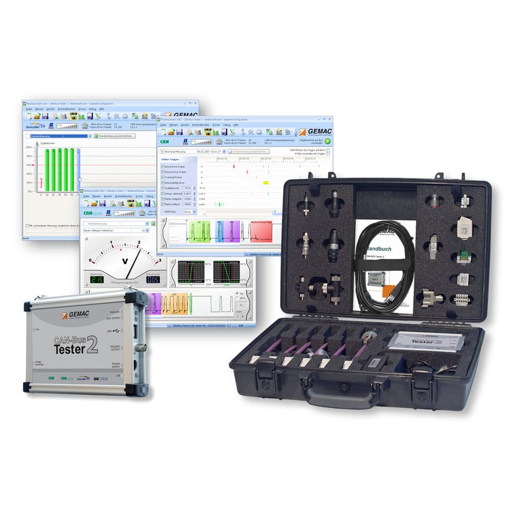 CAN-Bus Tester 2: Protocol Monitor CAN (Rx/Tx)