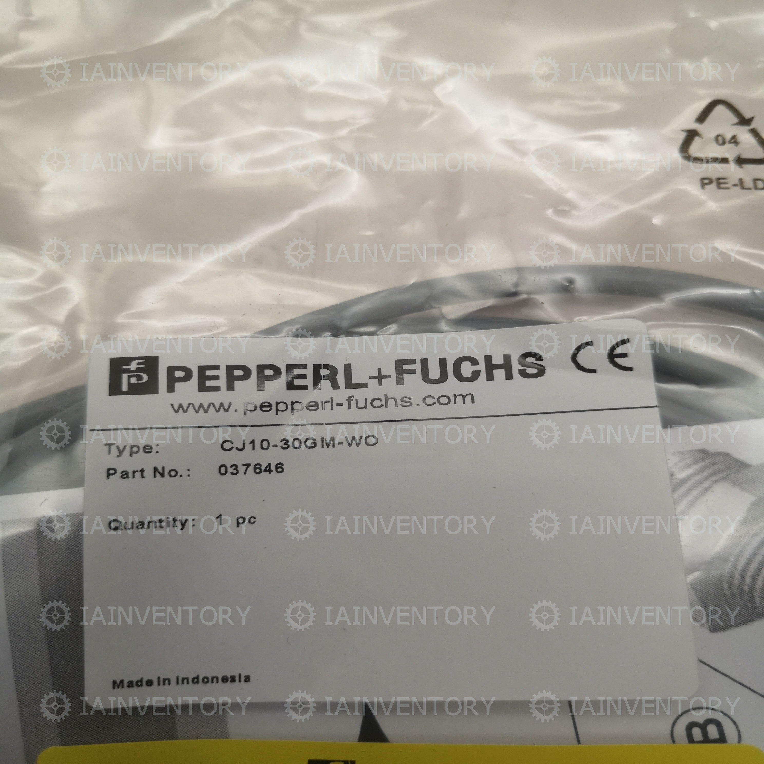 PEPPERL FUCHS CJ10-30GM-WO PROXIMITY SWITCH