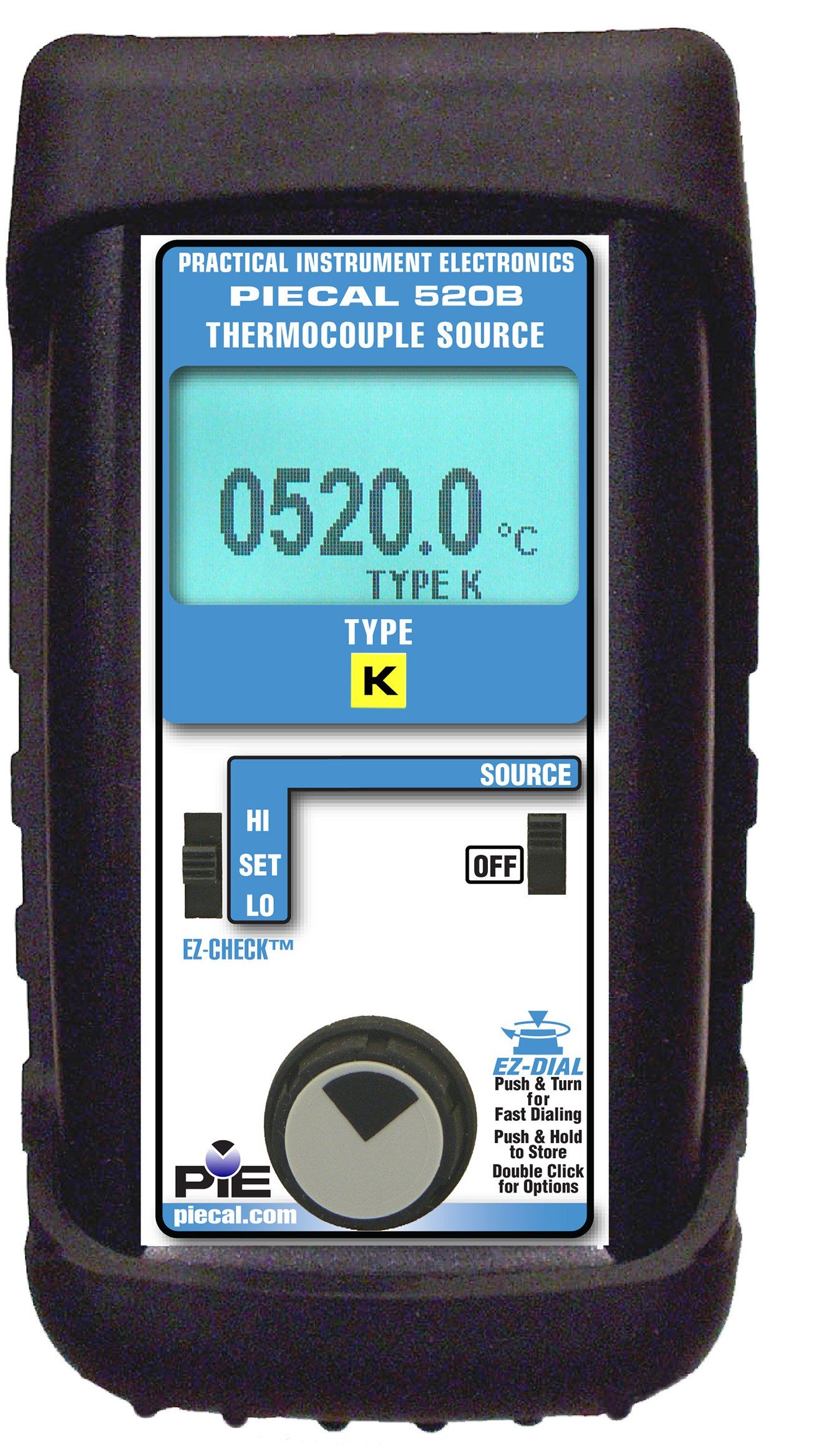 520B Thermocouple Calibrator/Source - One T/C Input Type Plus mV