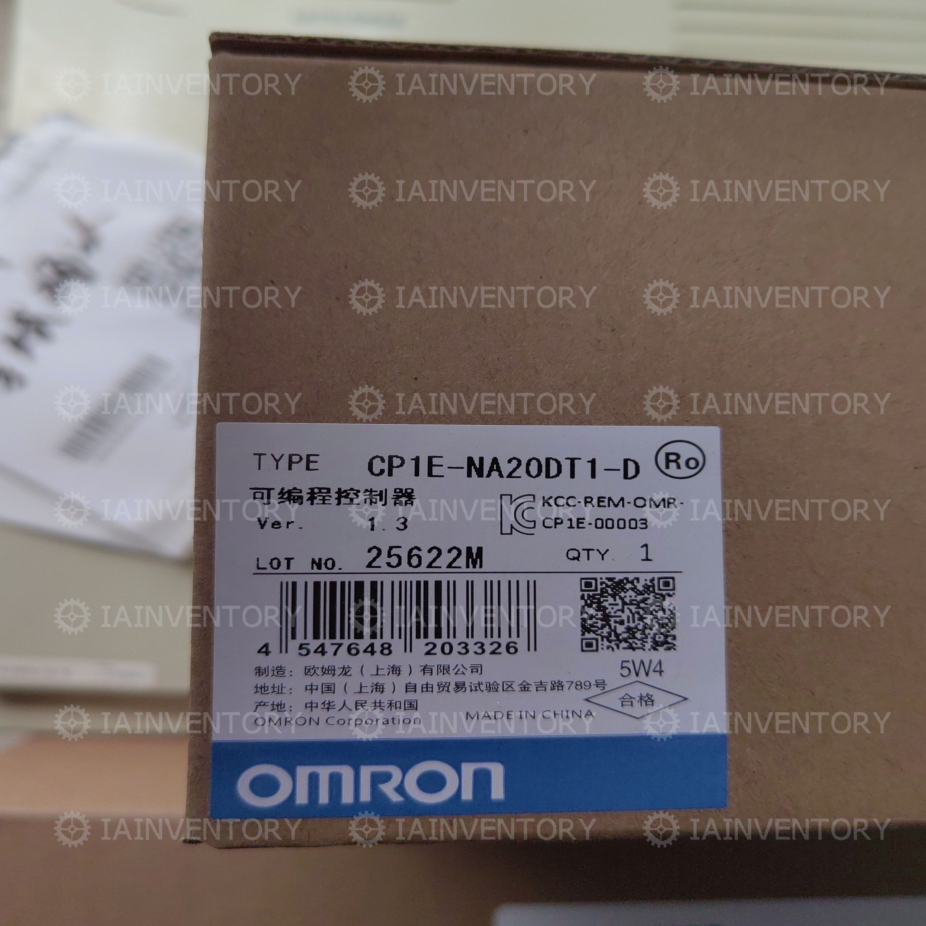 ORIGINAL OMRON CP1E-NA20DT1-D PLC CP1ENA20DT1D
