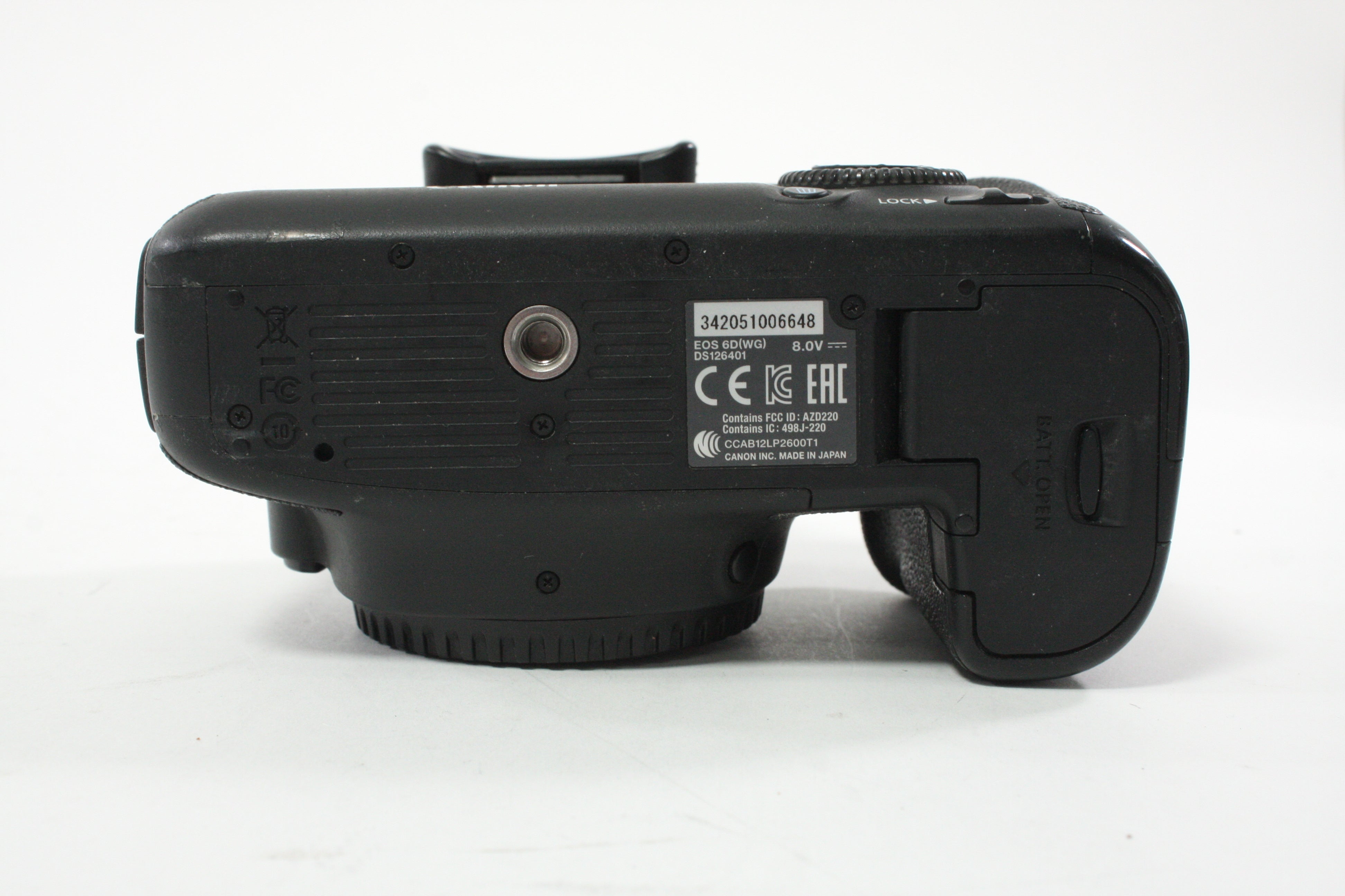 Canon 6D DSLR Camera Body with Shutter Count of 124,975