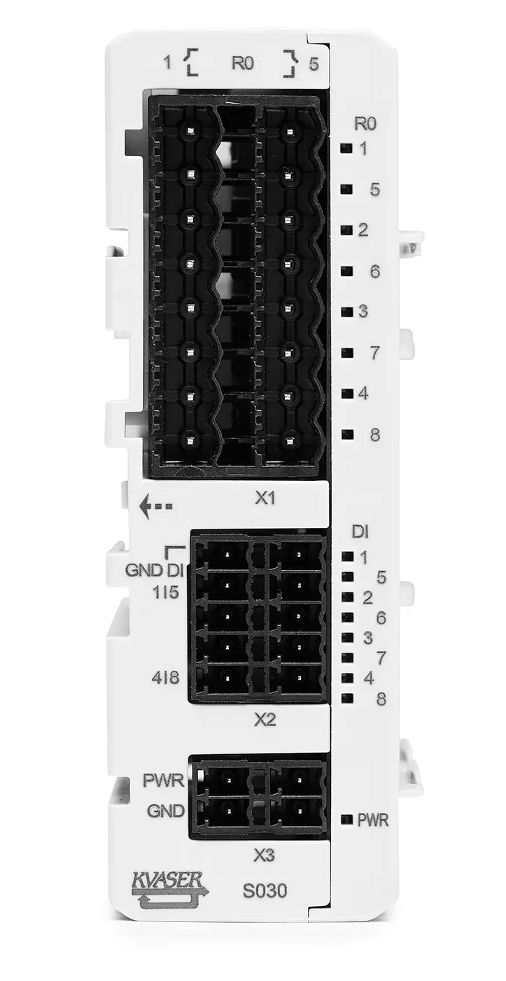 Kvaser DIN Rail S030-X11 Relay add-on