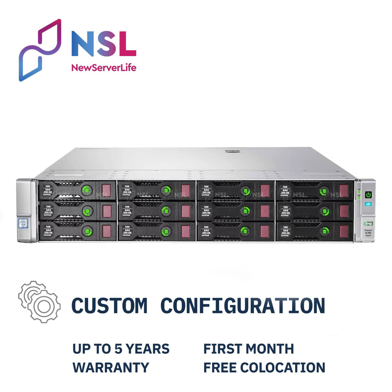 HPE ProLiant DL380 Gen9 12LFF + 2SFF