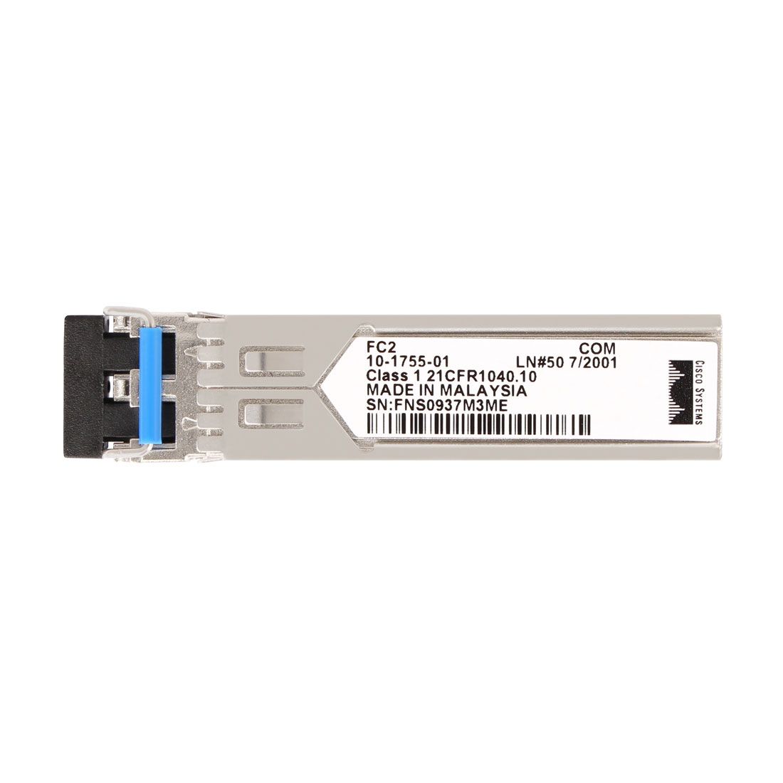 Cisco FC2 SFP 2GB Fiber Channel Long Wave (10-1755-01) Transceiver - DS-SFP-FC-2G-LW.