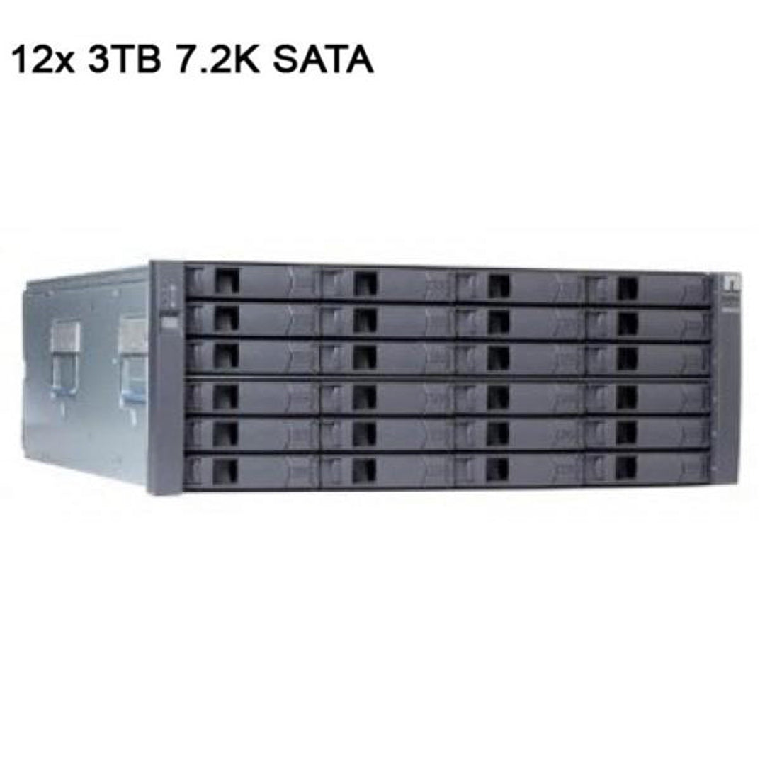 NetApp DS4243 Expansion Shelf with 12x 3TB 7.2K SATA 6Gbps HDDs (X308A-R5)