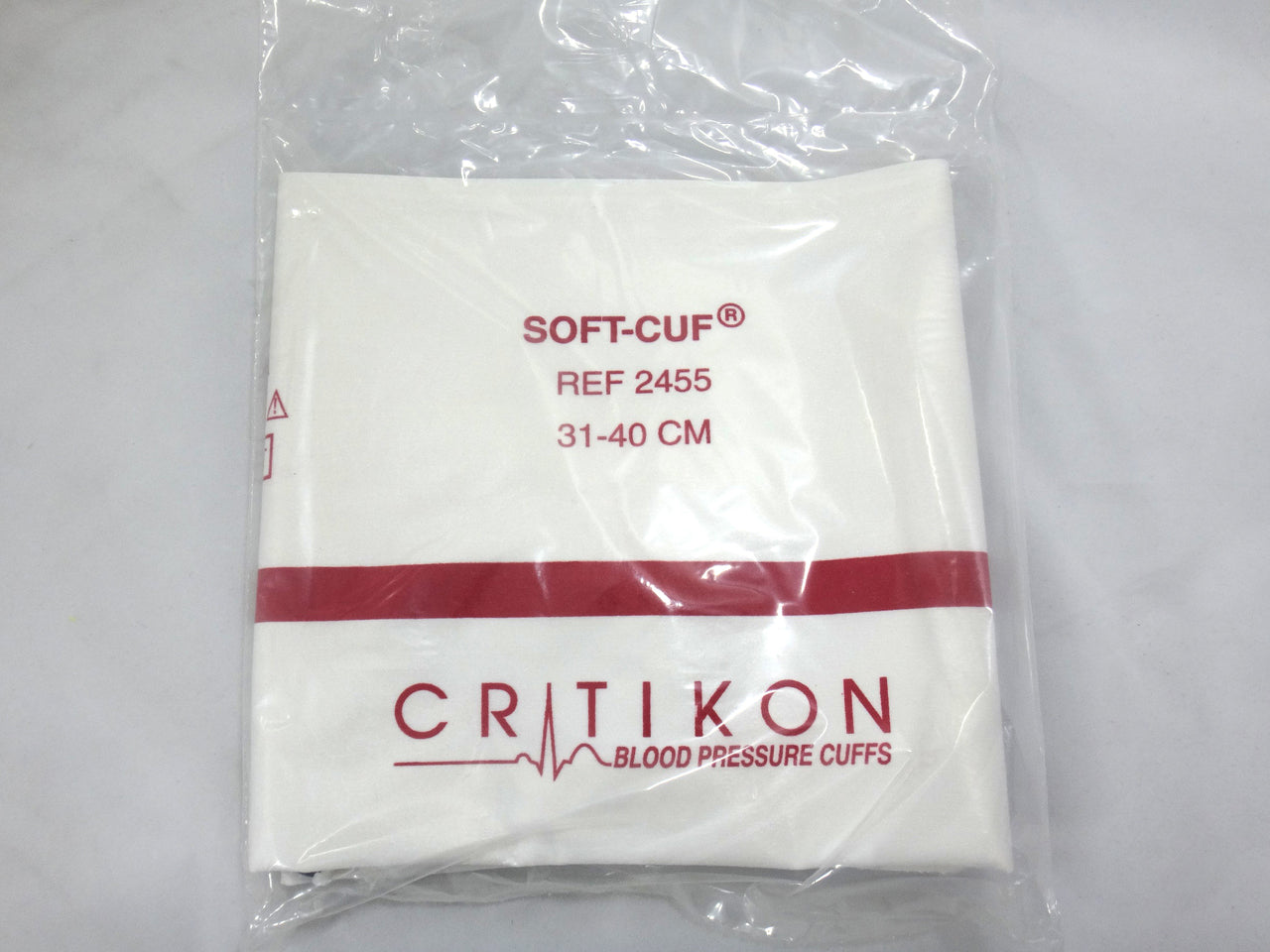 GE Critikon SOFT-CUF 2455, Large Adult, BP Cuff (20 Per Box)