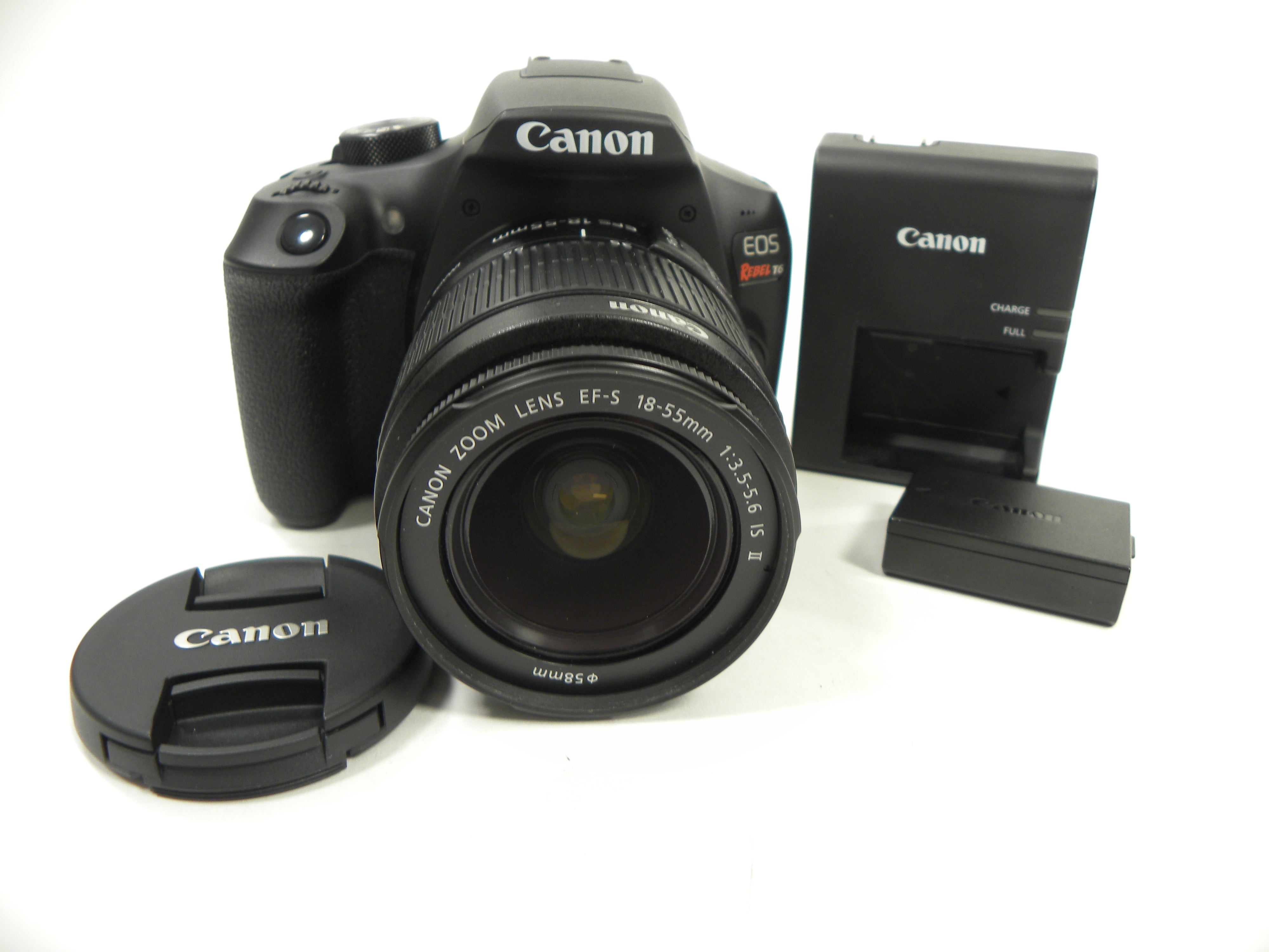 Canon EOS Rebel T6 18.0mp Digital SLR w/EF-S 18-55mm IS II Shutter Ct. 3,059