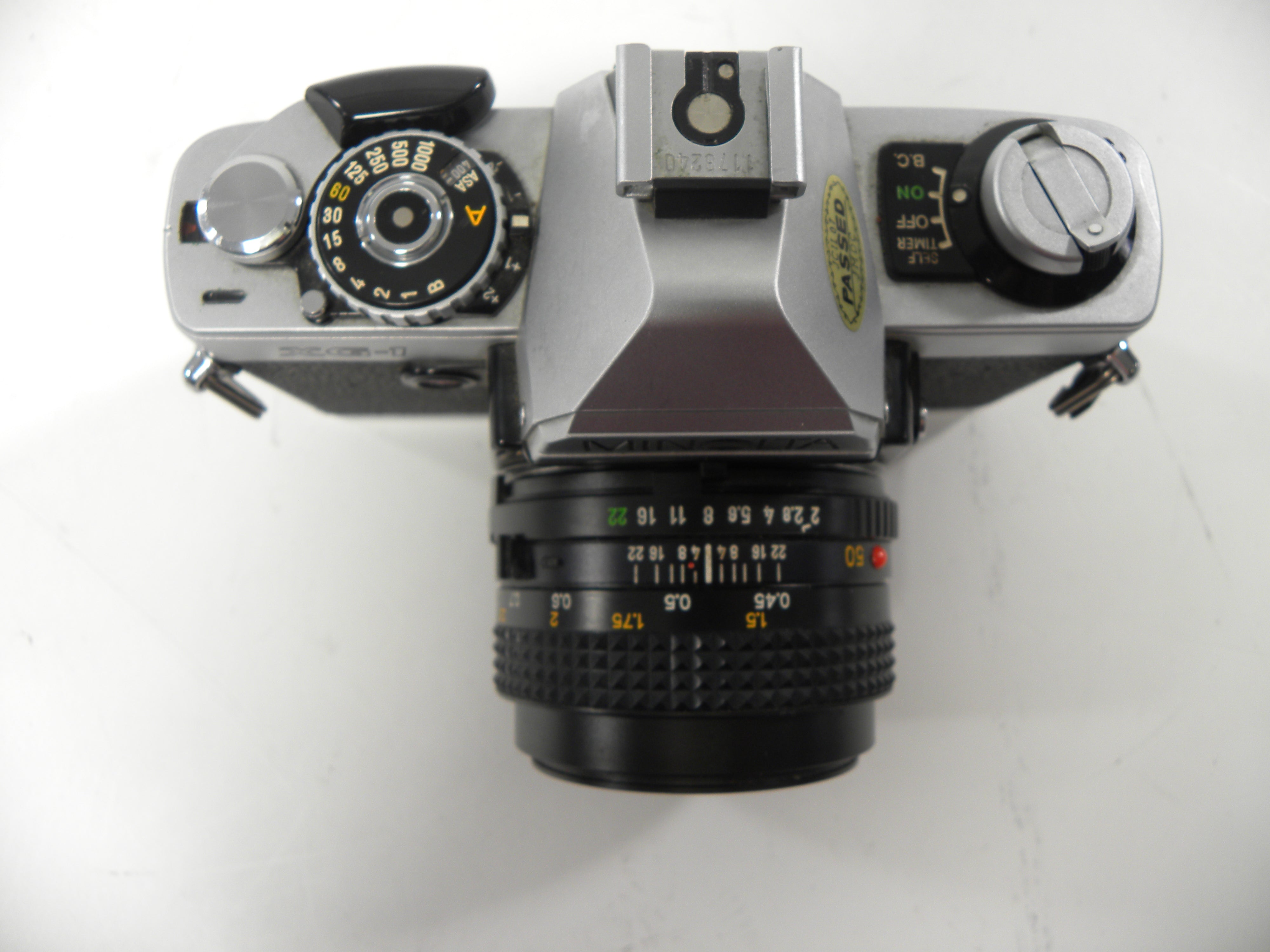 Minolta XG-1 35mm SLR w/MD 50mm f2