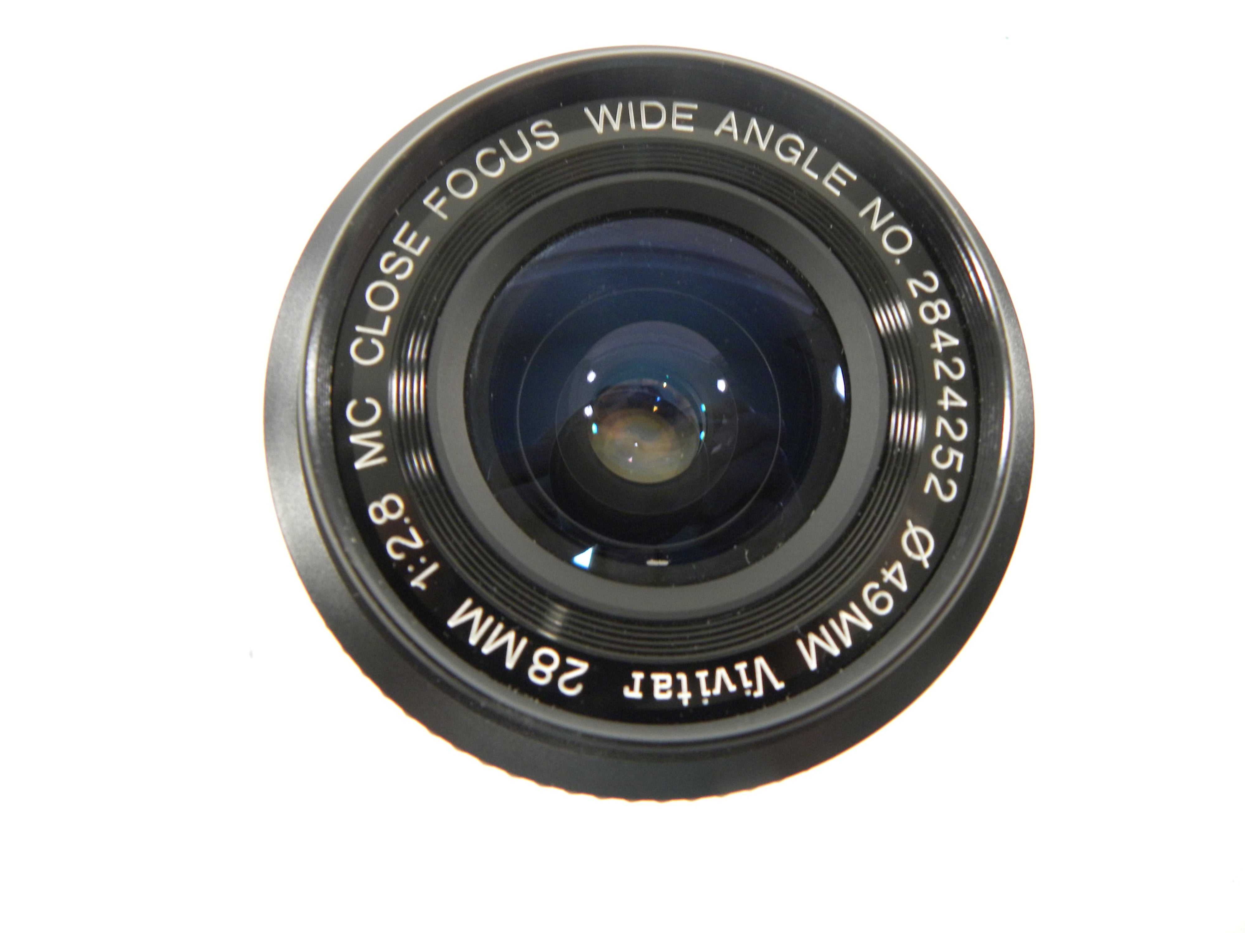 Vivitar MC Close Focus Wide Angle 28mm f2.8 Canon FD Mount