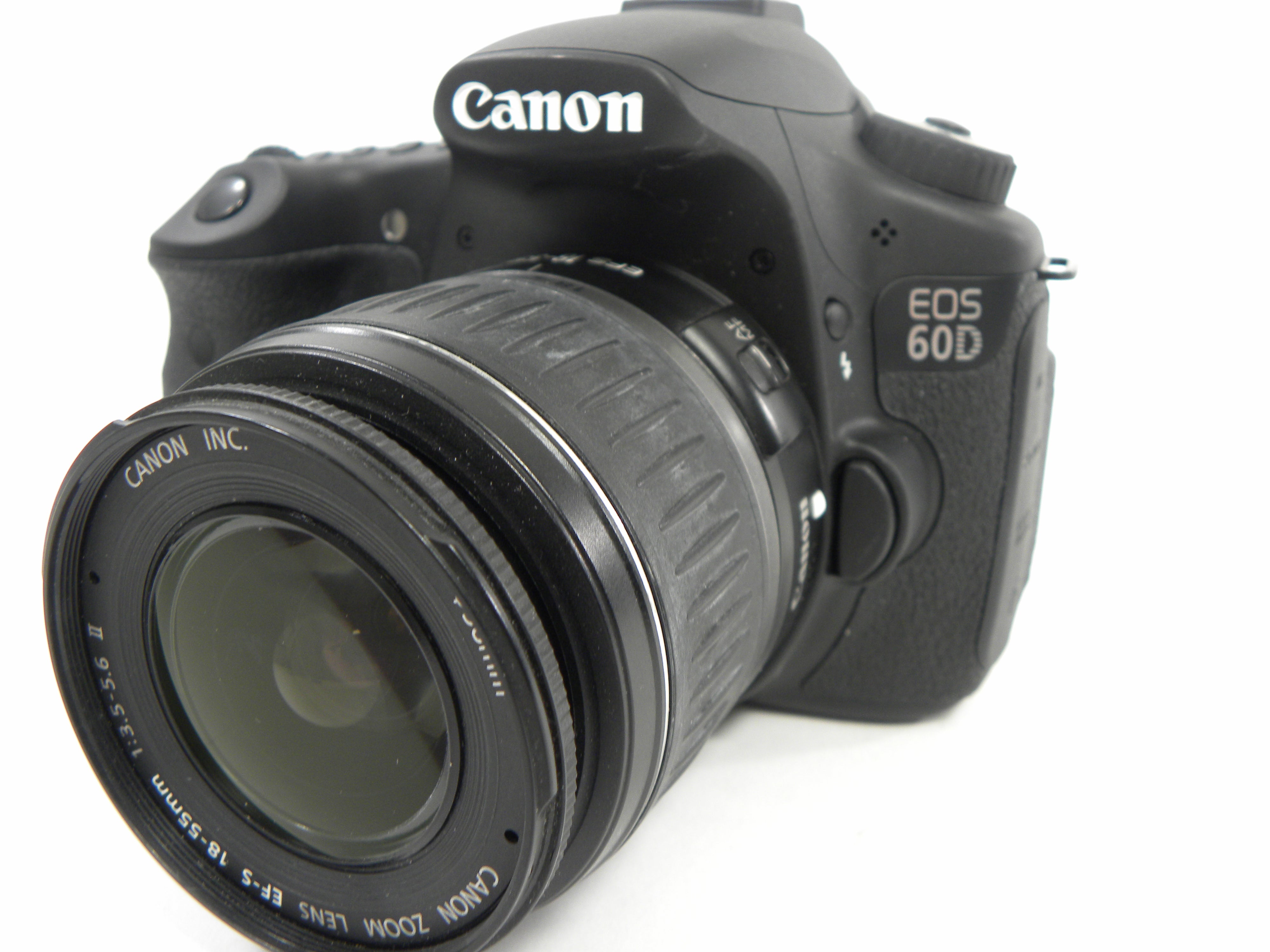 Canon EOS 60D 18mp Digital SLR w/EF-S 18-55 II Shutter Ct. 389
