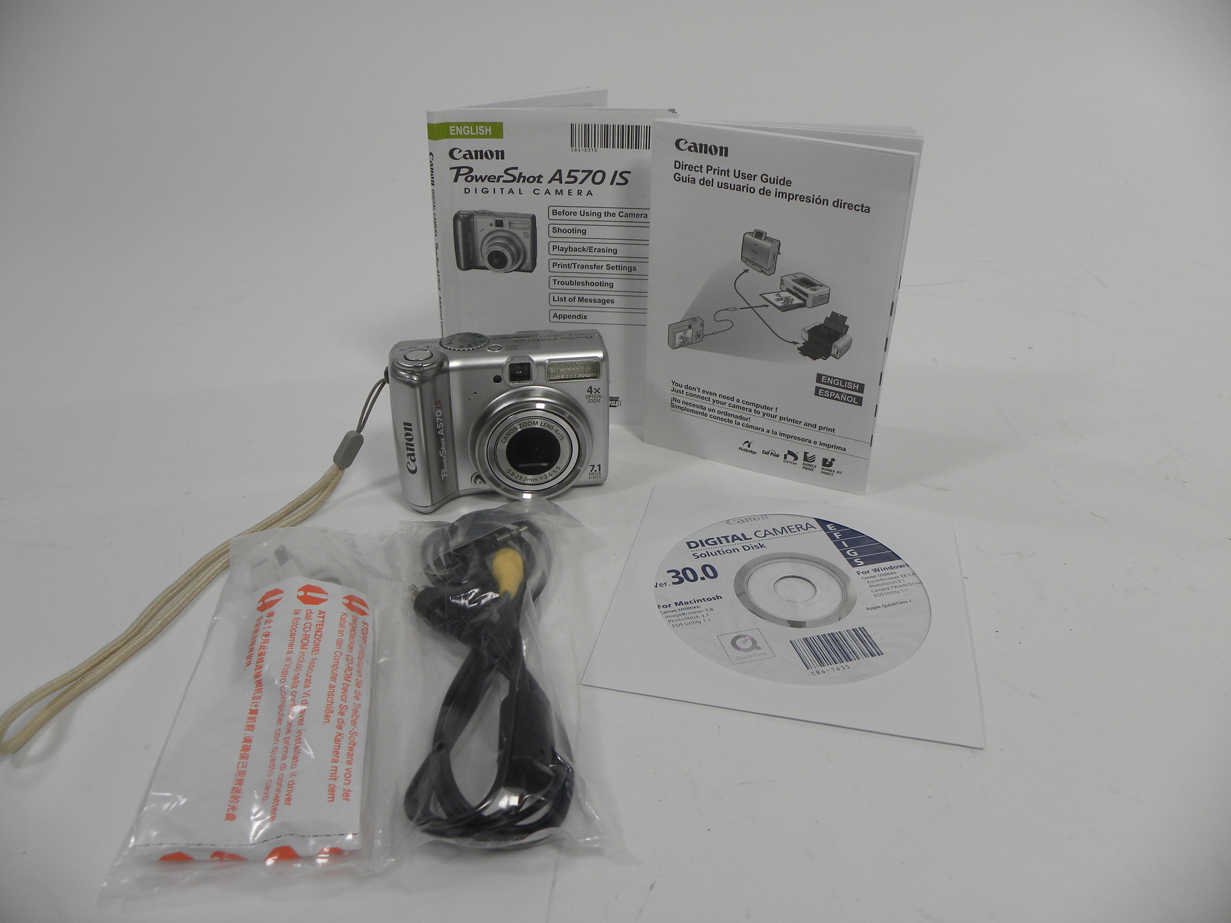 Canon Power Shot A570 IS 7.1mp Digital Camera