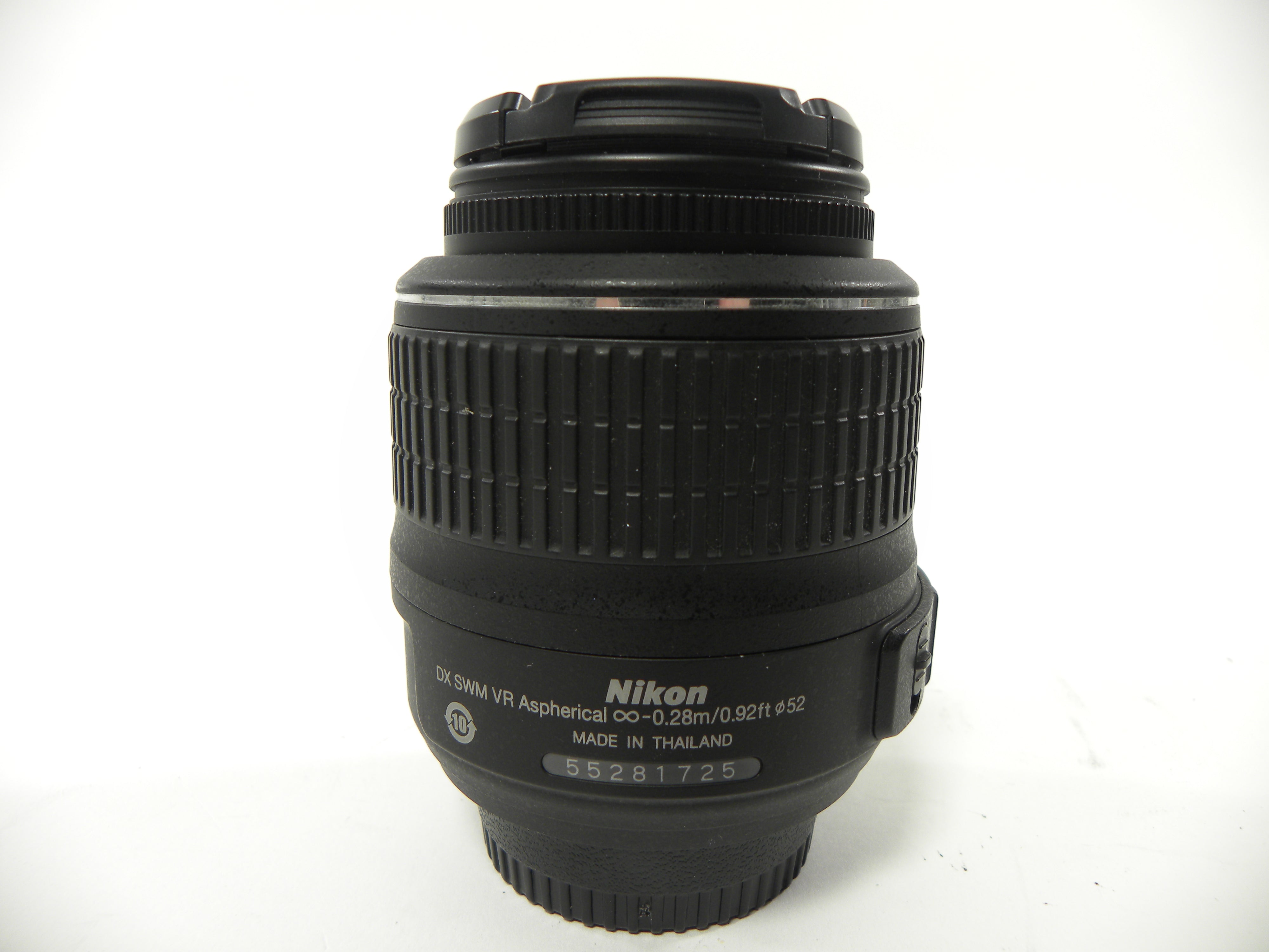 Nikon AF-S Nikkor DX VR 18-55mm f3.5-5.6G F Mount