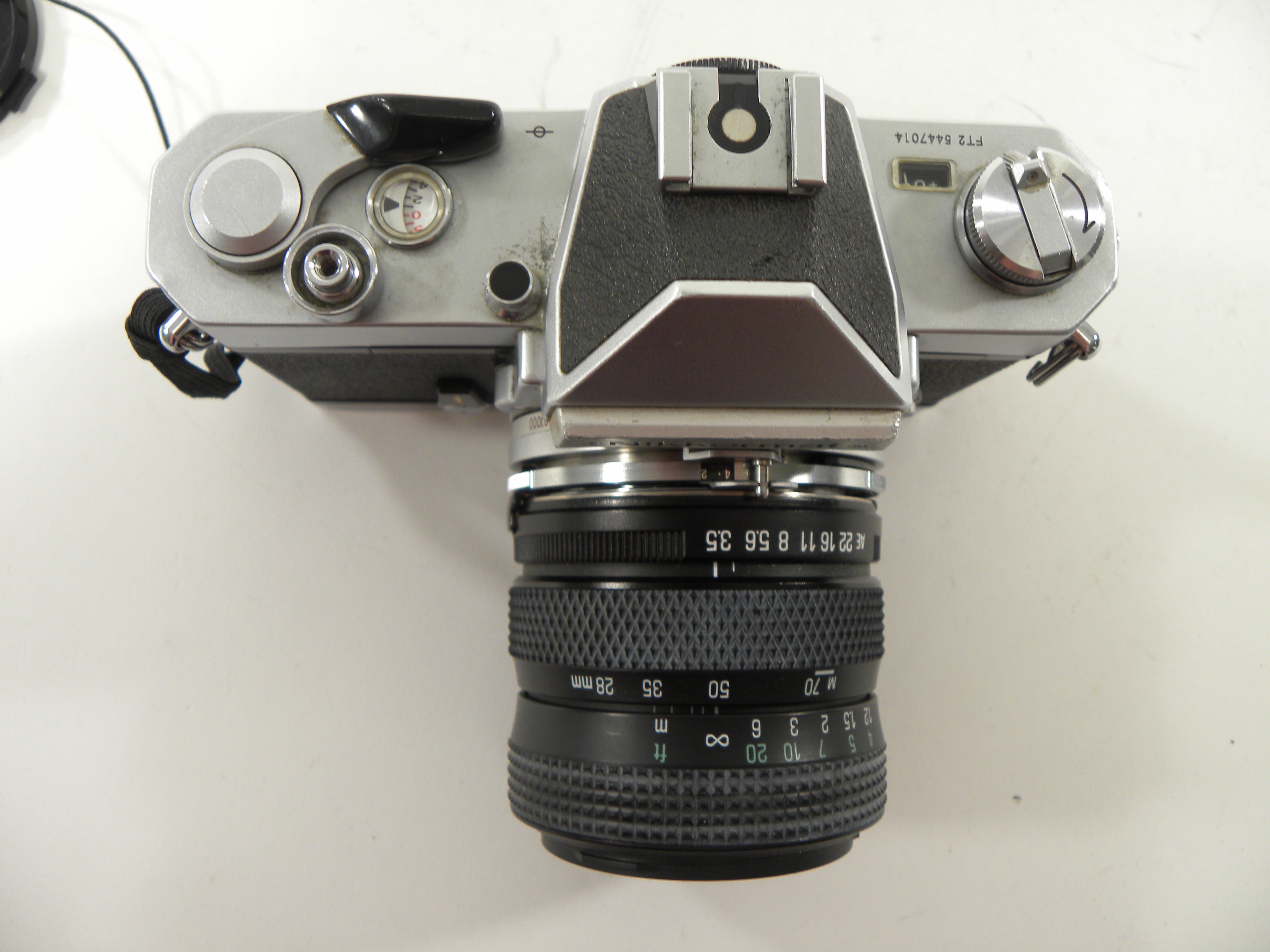 Nikon FT2 35mm SLR w/Tamron 28-70 f3.5-4.5 AS IS No Returns