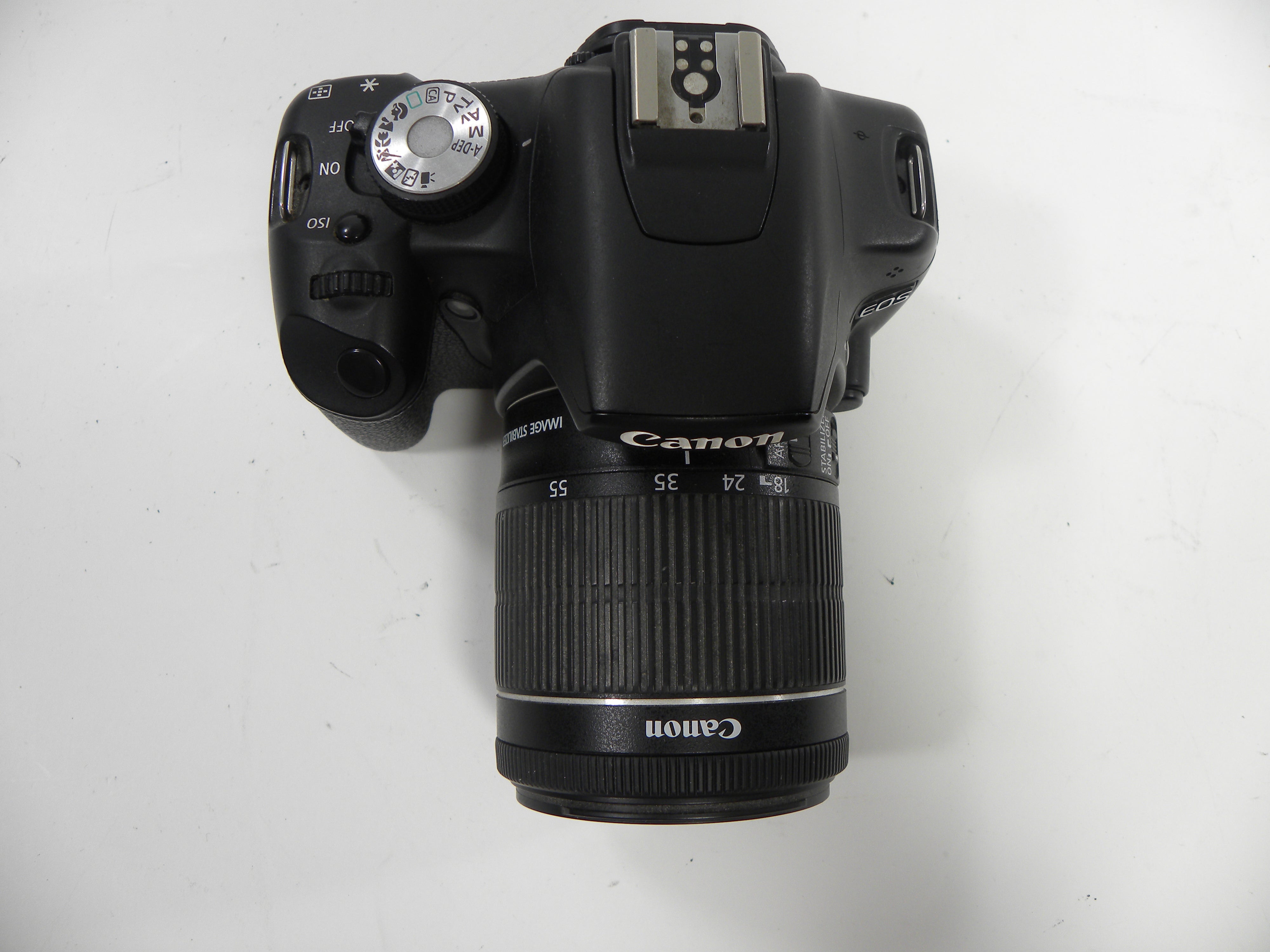 Canon EOS Rebel T1i 15.1mp Digital SLR w/18-55 IS STM Shutter ct. 34,770