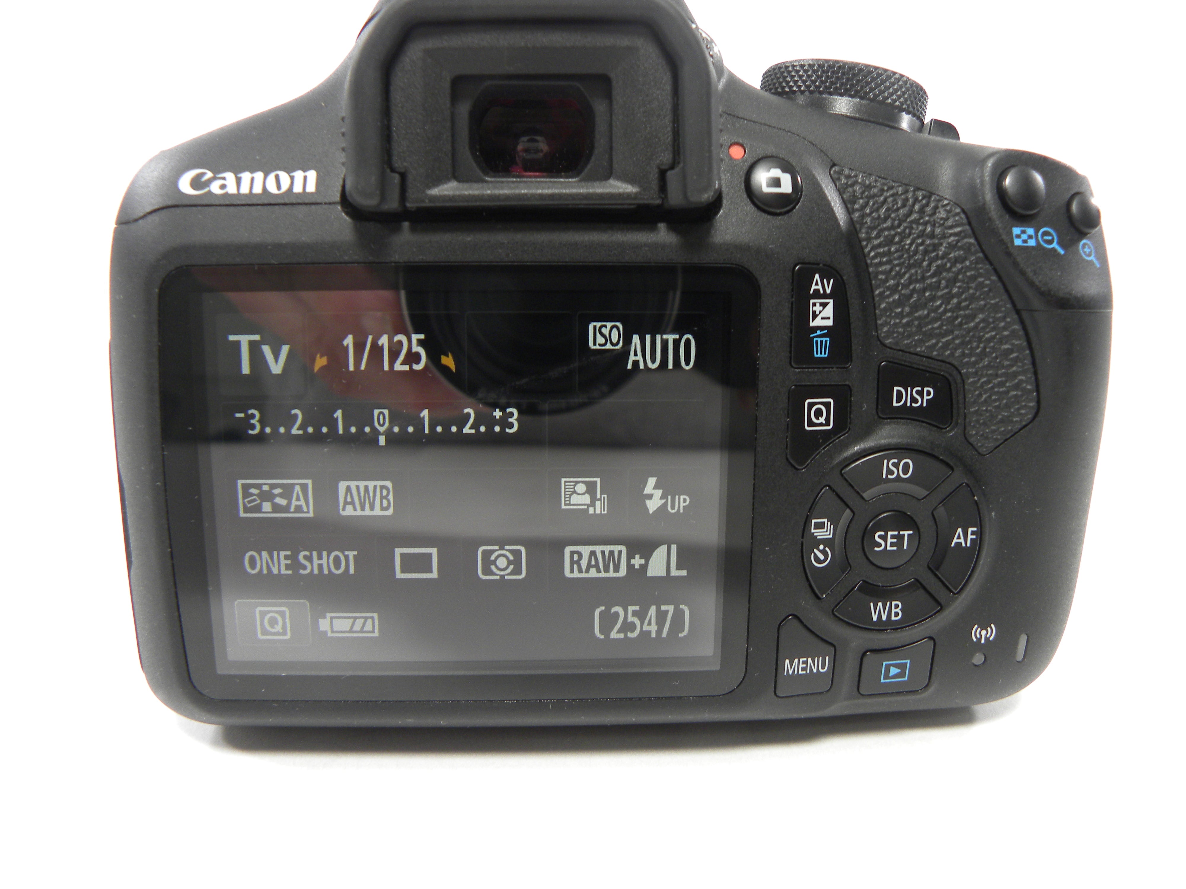 Canon EOS Rebel T7 24.1mp Digital SLR w/EF-S 18-55 II Shutter Ct. 1,195