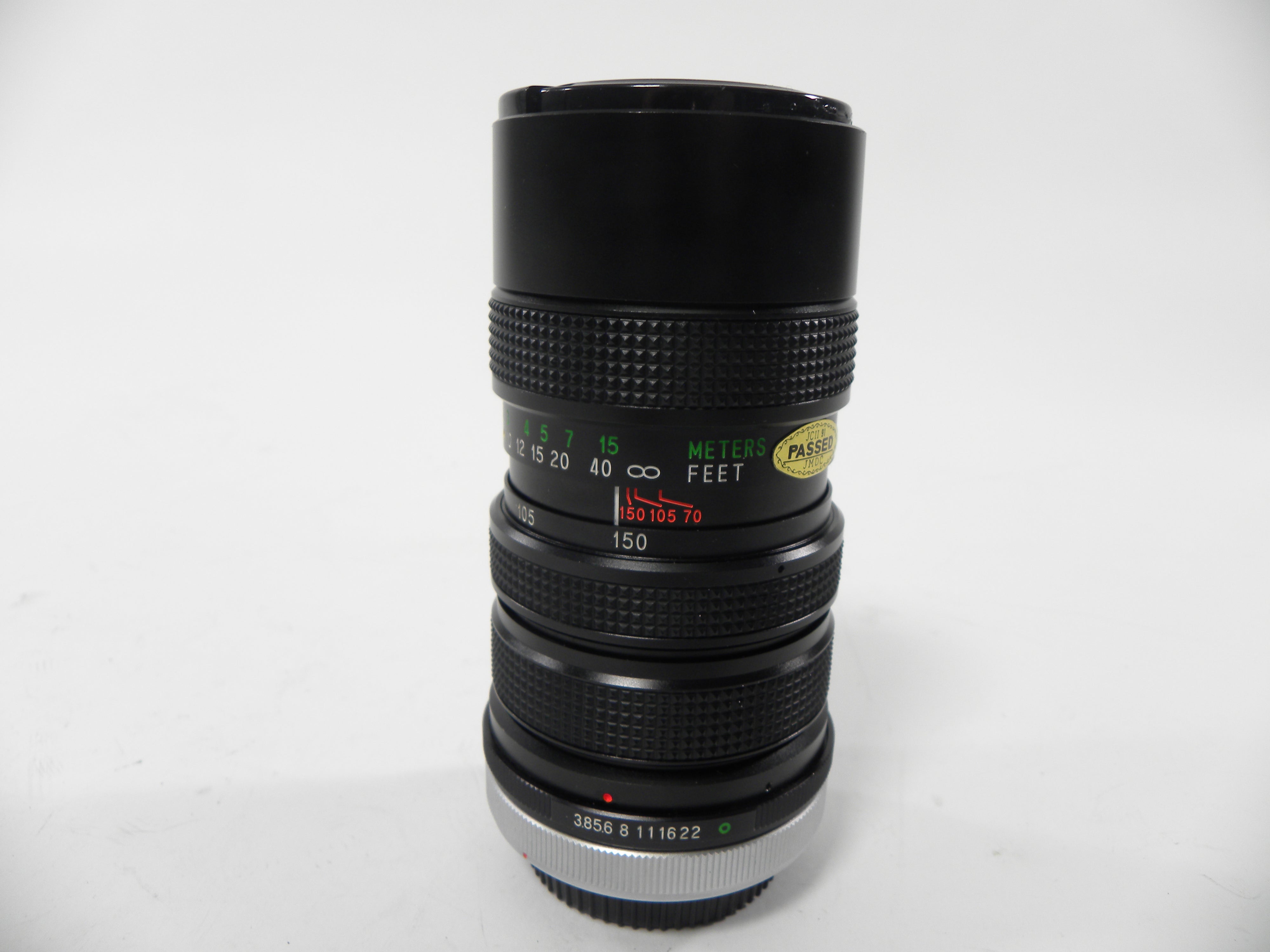 Vivitar Close Focusing Auto Zoom 70-150mm f3.8 FD Mount