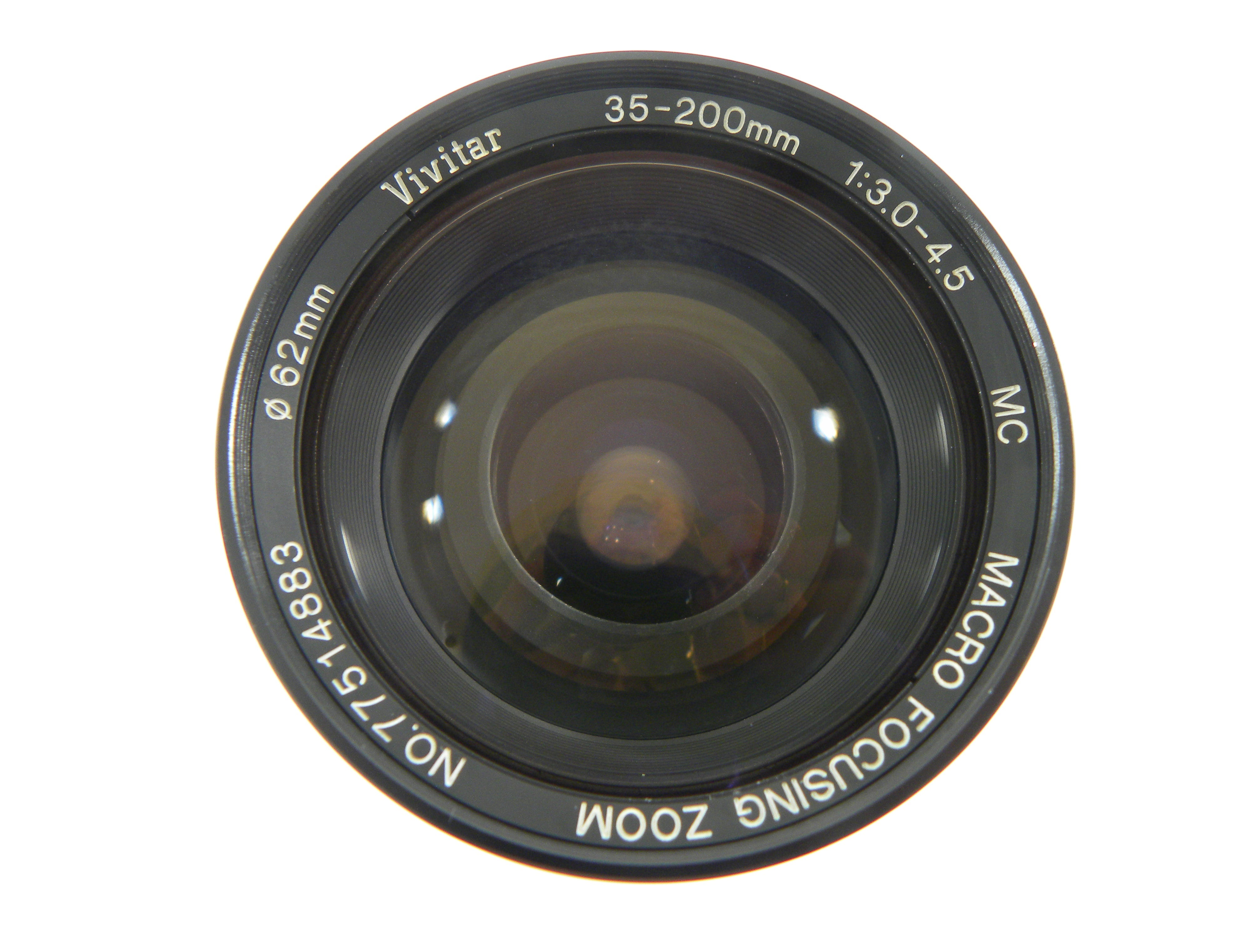 Viviatar 35-200mmf3.0-4.5 Macro Canon FD Mount