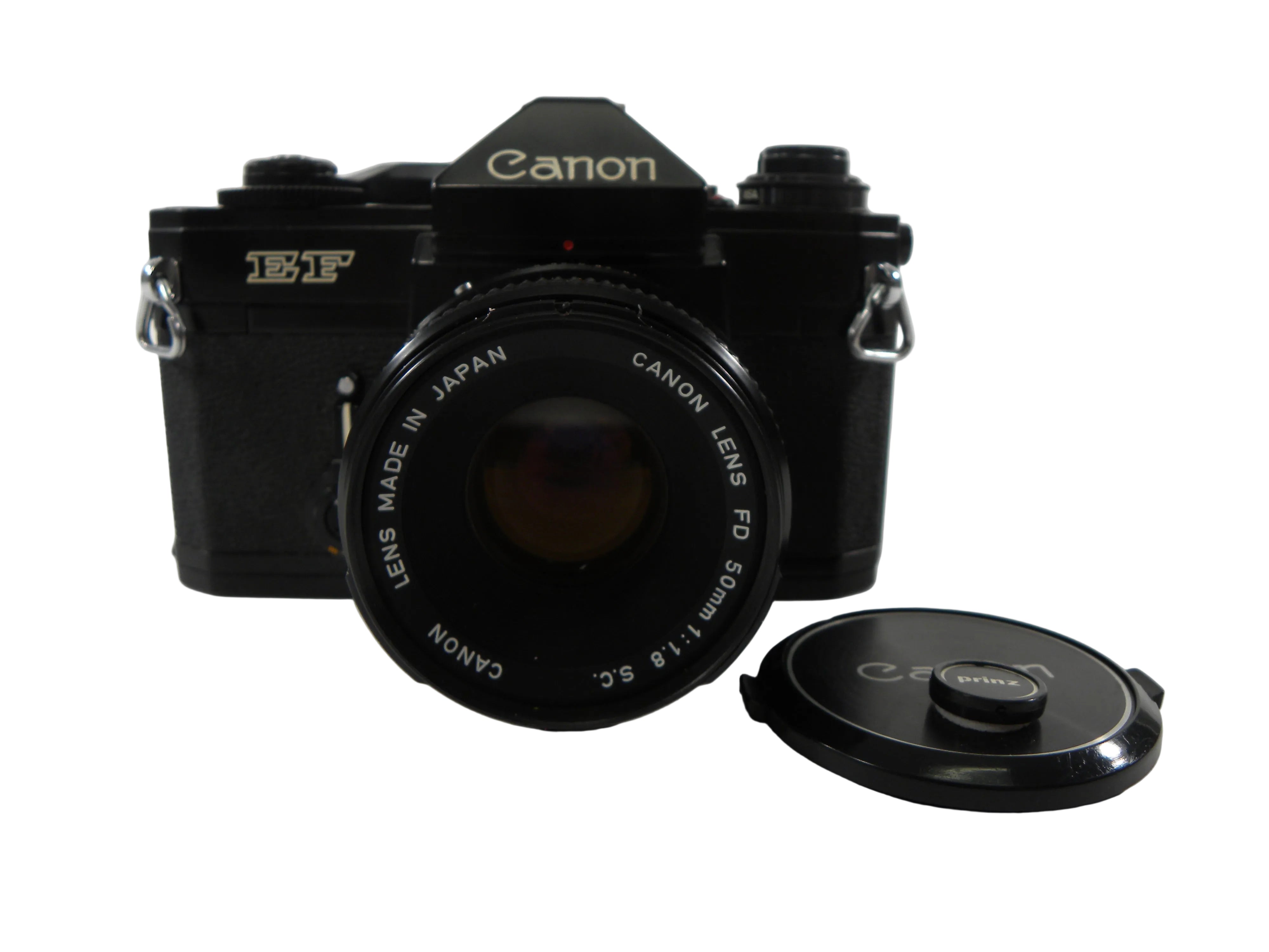 Canon EF 35mm SLR w/FD 50mm F1.8 S.C. AS IS No Returns !