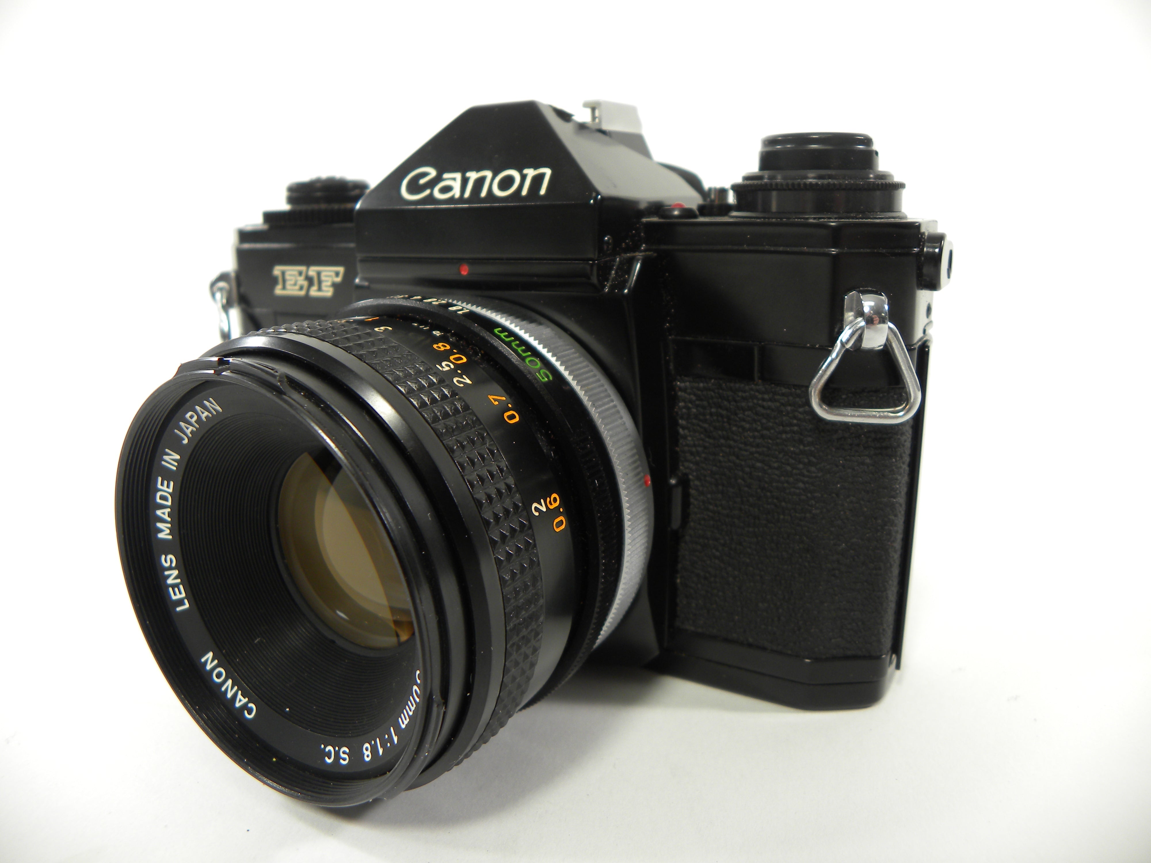 Canon EF 35mm SLR w/FD 50mm F1.8 S.C. AS IS No Returns !