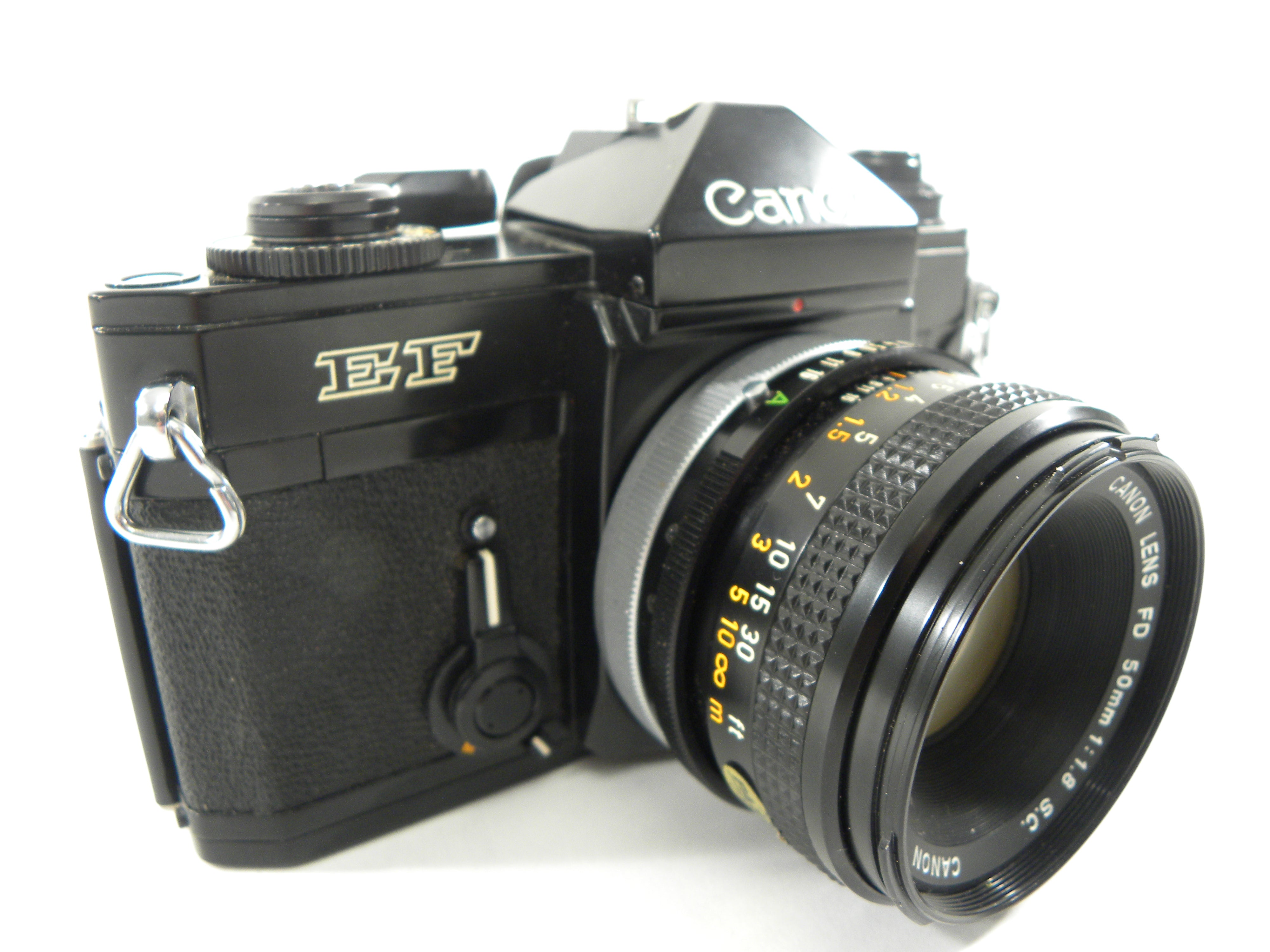Canon EF 35mm SLR w/FD 50mm F1.8 S.C. AS IS No Returns !