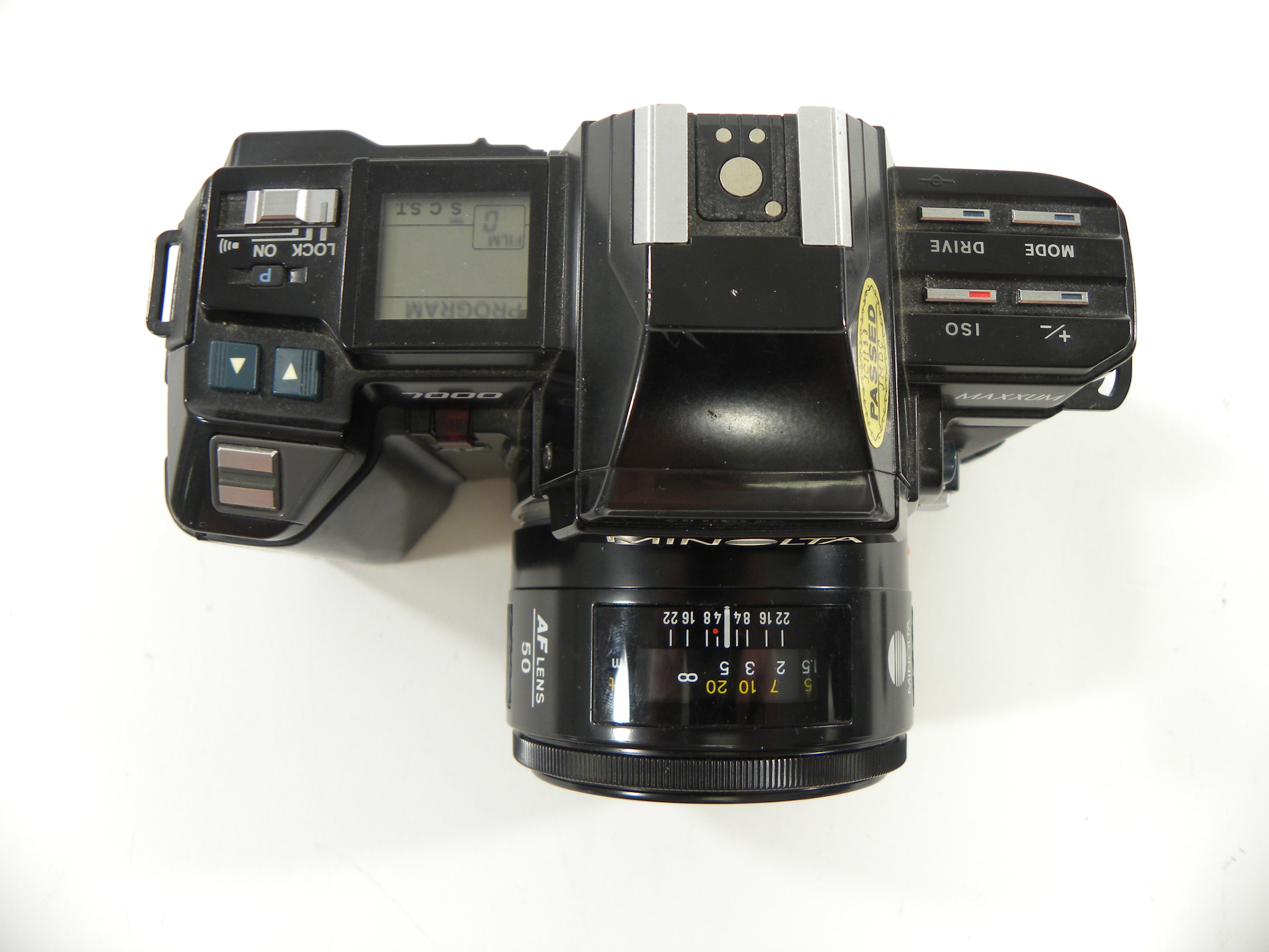 Minolta Maxxum 7000 35mm SLR w/Maxxum AF 50mm f1.7