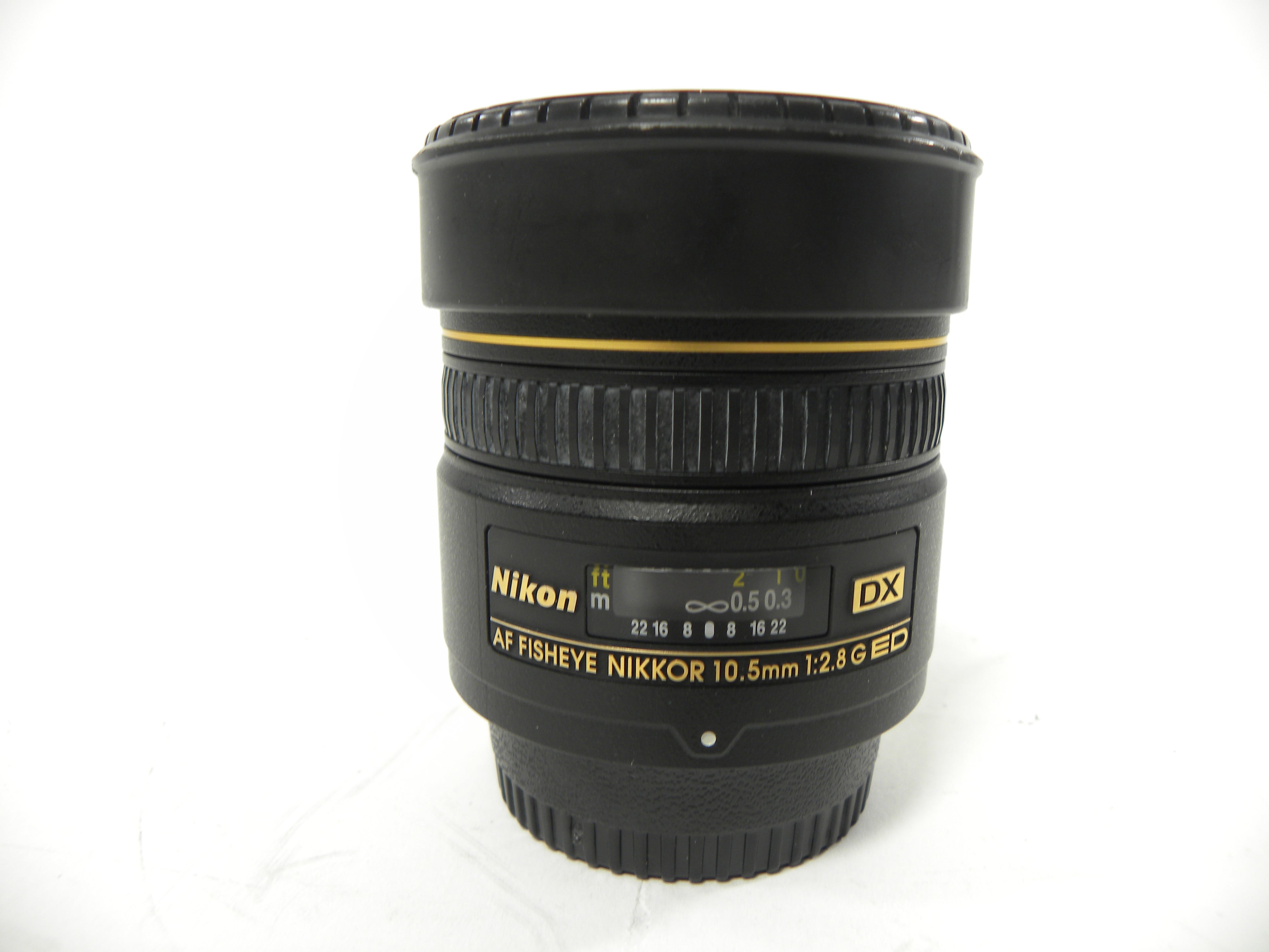 Nikon AF Nikkor Fisheye DX ED 10.5mm f2.8G AS IS (Parts) No Returns!