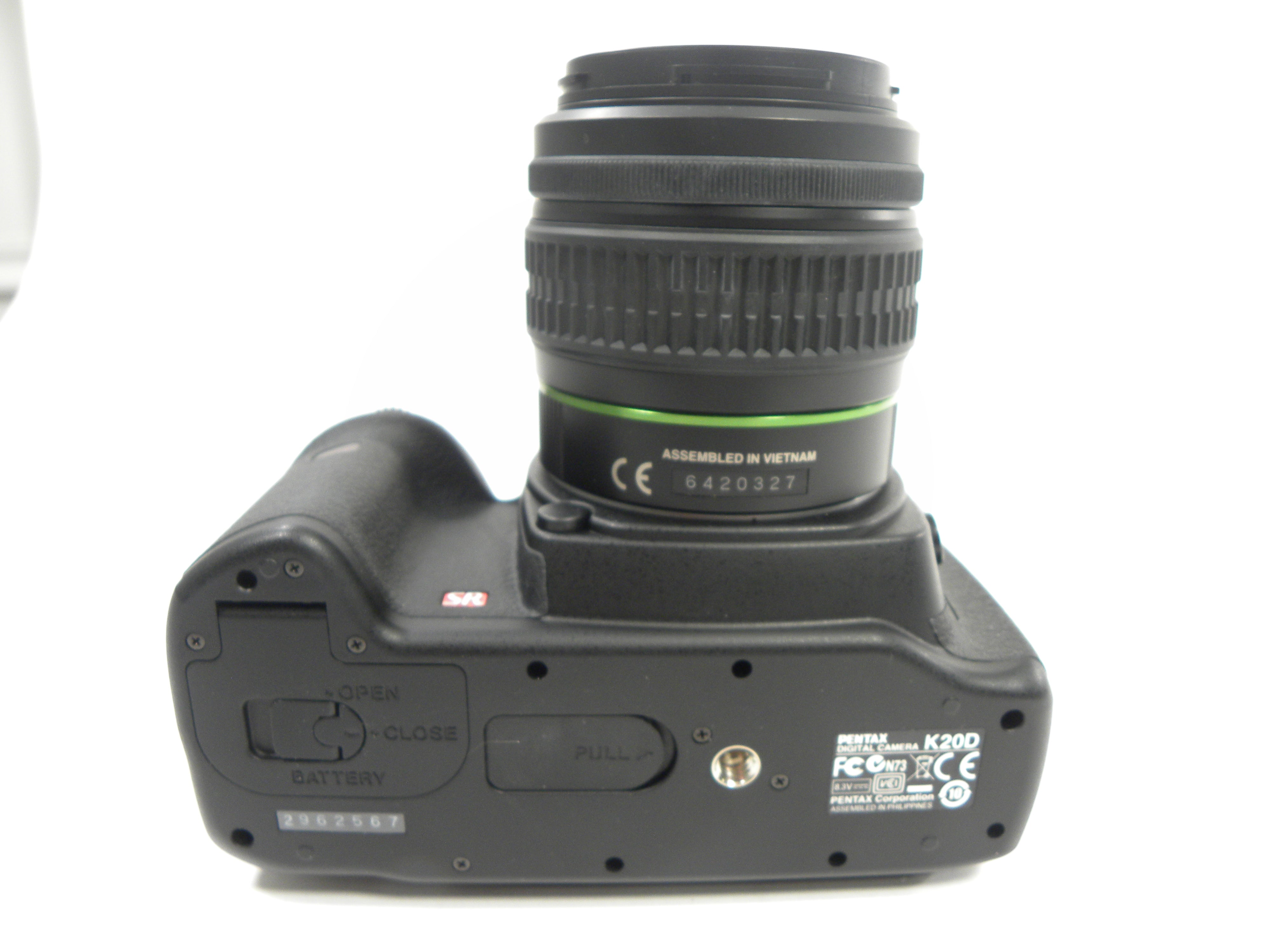 Pentax K20D 14.6mp Digital SLR w/Pentax-DA SMC 18-55mm Shutter Ct. 155