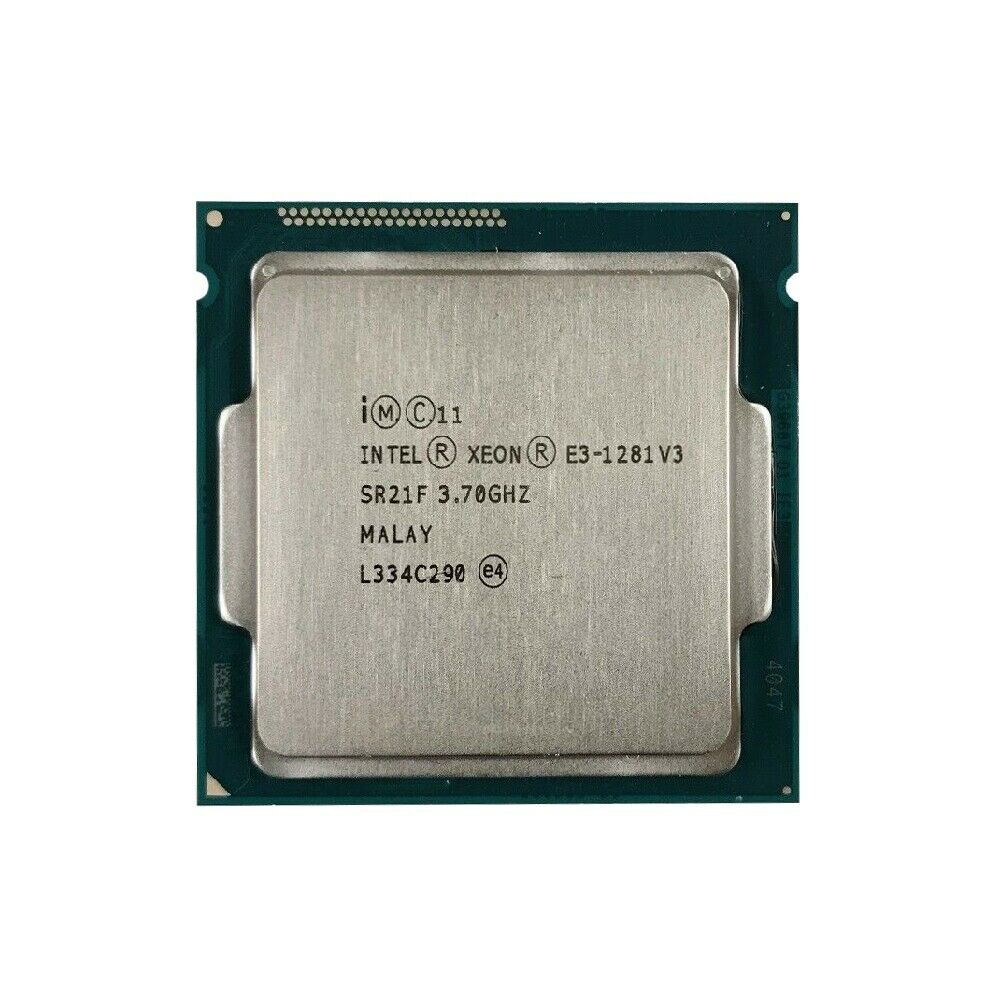 Intel Xeon E3-1281 v3 SR21F 3.70GHz 8MB 5GT/s Quad Core LGA1150 (SR21F / SR1R2) Server Processor