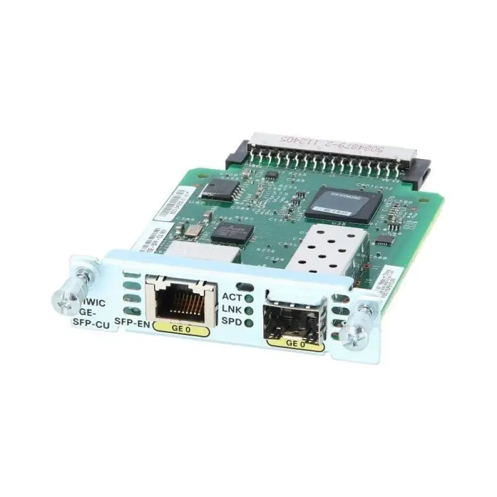 Cisco EHWIC-1GE-SFP-CU Gigabit Ethernet Dual-Mode SFP/Copper EHWIC for ISR G2 - Refurbished