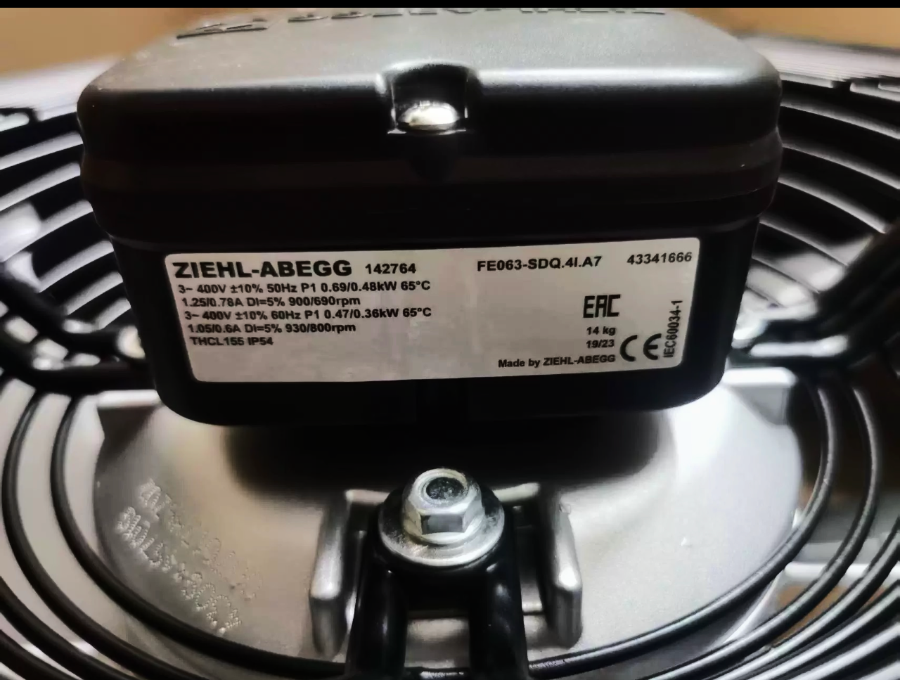 FE063-SDQ.4I.A7(Art:142764) ZIEHL-ABEGG Axial Fan 400V