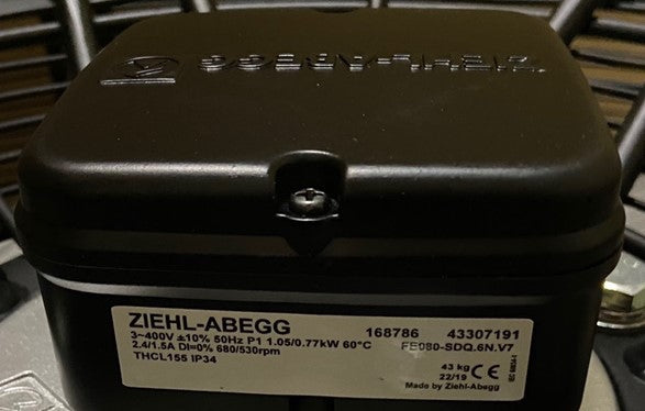 FE080-SDQ.6N.V7 ZIEHL-ABEGG Axial Fan