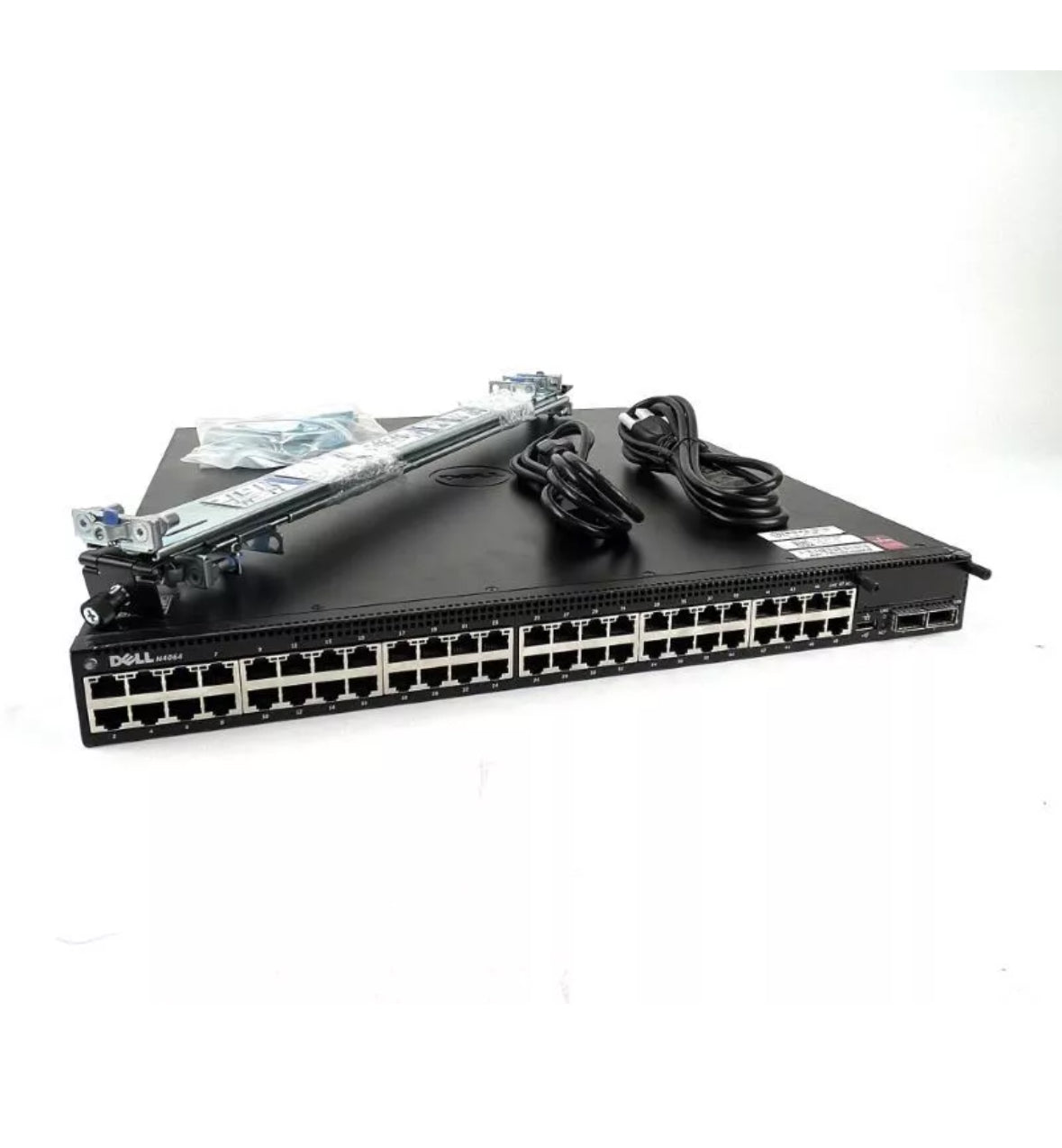 Dell PowerConnect N4064 w/ Dual Power and Rail KIT 5RN1M