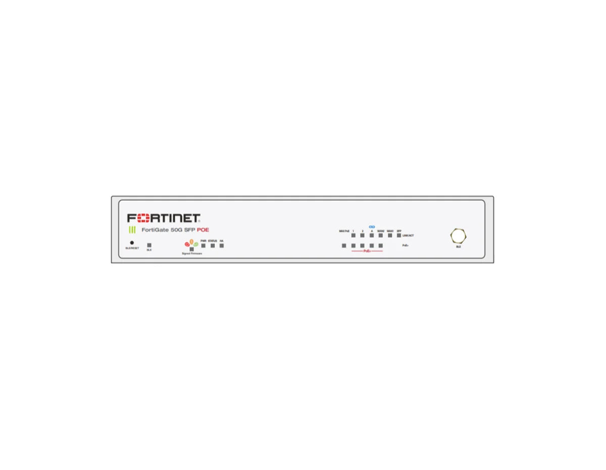 Fortinet FortiGate 50G-SFP-POE Next-Generation Firewall with PoE+ (FG-50G-SFP-POE)