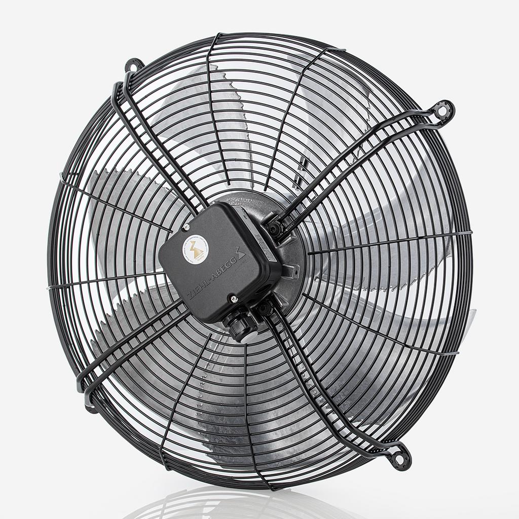 FN045-SDK.4F.V7P1 ZIEHL-ABEGG Axial Fan 400V 0.18/0.10kW 0.50/0.24A 900/630rpm