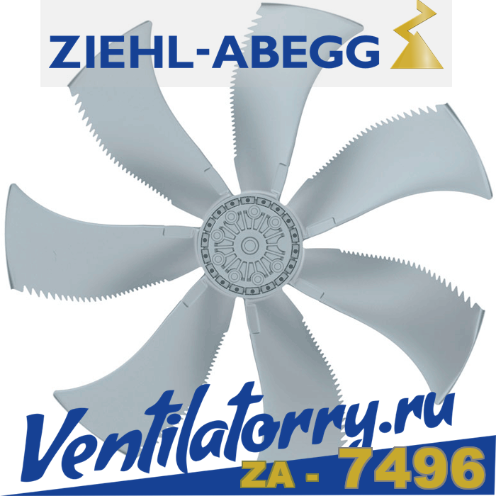 FN091-VDI.7Q.V5P1 ZIEHL-ABEGG Axial Fan 5.2/3.1 kW 8.8/5.0A 1210/900 rpm