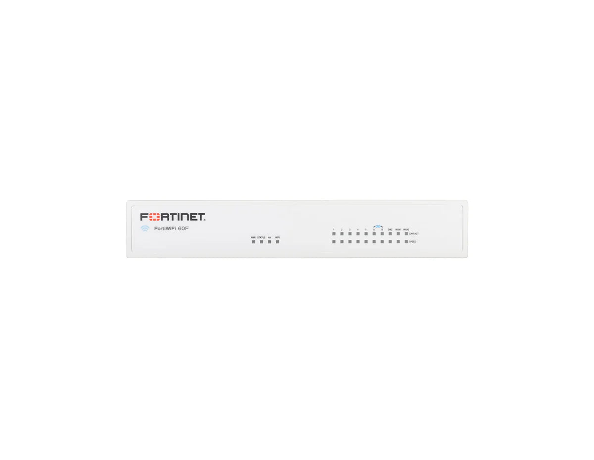 Fortinet FortiWiFi-60F Hardware plus 3 Year 24x7 FortiCare and FortiGuard Unified Threat Protection Firewall (FWF-60F-E-BDL-950-36)