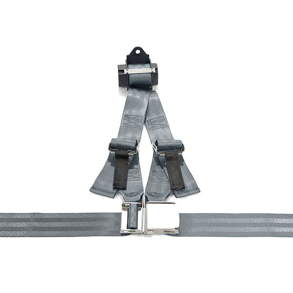 Crew 4-Pt Lift Lever Assembly Adjusters On Harness Gray