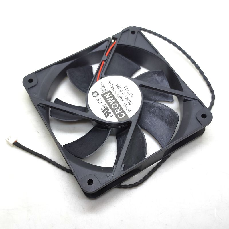 AGF12025B24H 12025 120x120x25mm 24V DC Axial Cooling Fan