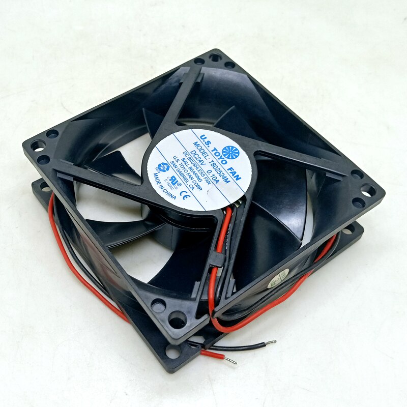 T802524M 80x80x25mm 24V DC Axial Cooling Fan