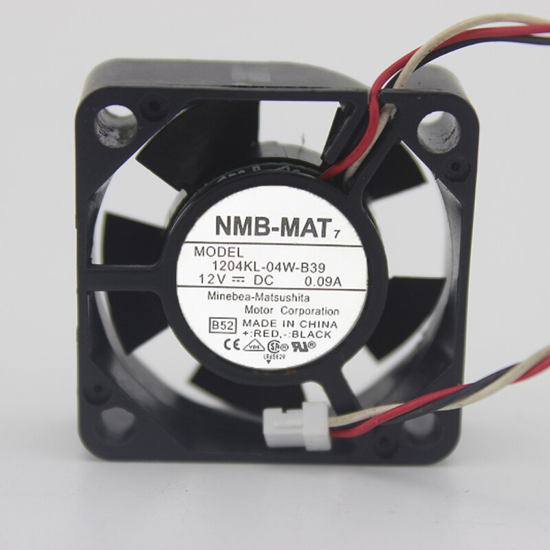 NMB 1204KL-04W-B39 12V DC 0.09A Axial Cooling Fan