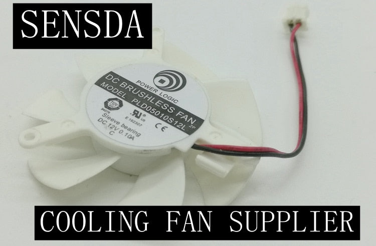 PLD05010S12L 50x50x10mm EC 0.1A Axial Cooling Fan