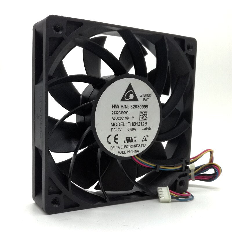 Delta THB1212B 120x120x25mm 12V DC 3.0A Axial Cooling Fan