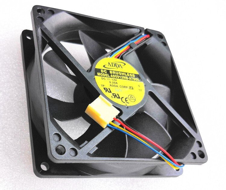 ADDA AD0912MB-A7BGL 0.20A 4-Wire Axial Cooling Fan