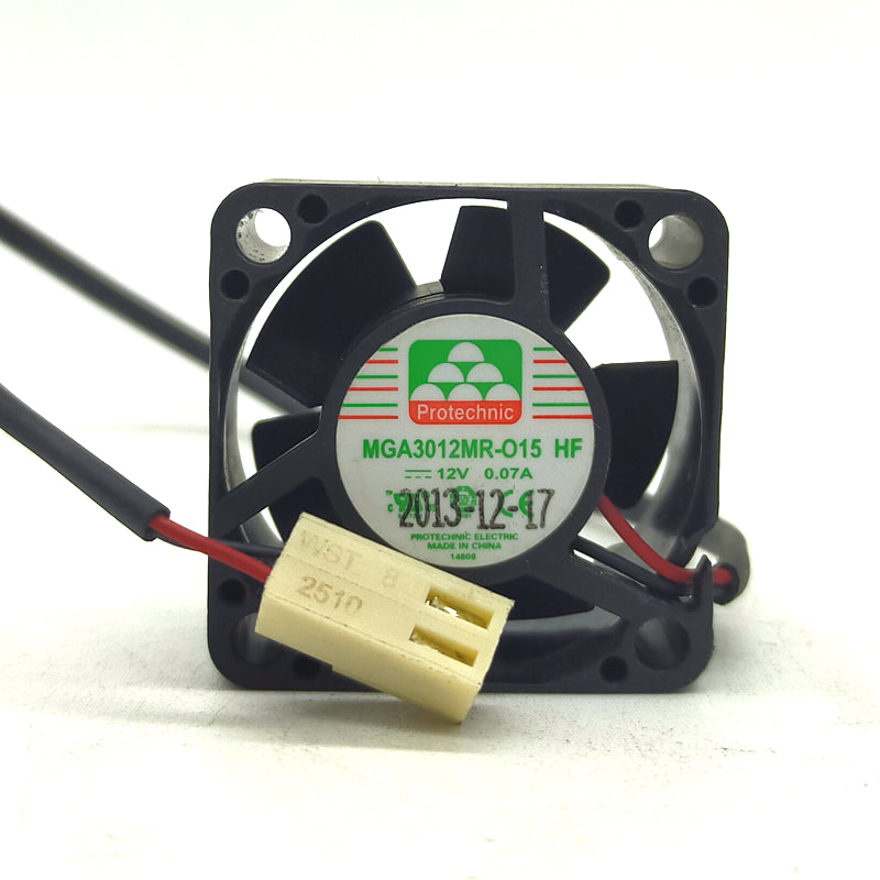MGA3012MR-O15 30x30x12mm 12V DC 0.07A Axial Cooling Fan