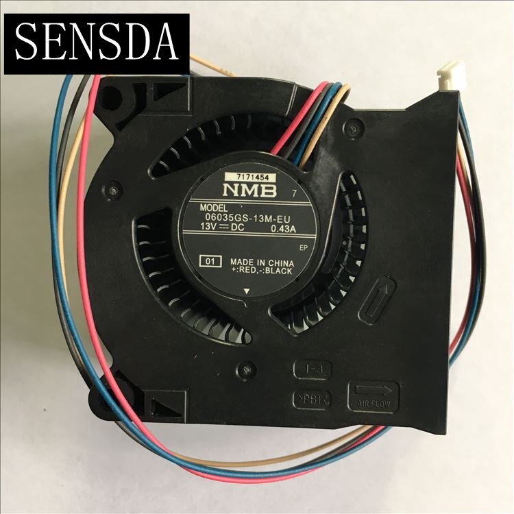 NMB 06035GS-13M-EU 60x60x35mm 13V DC 0.43A 4-Wire Projector Cooling Fan