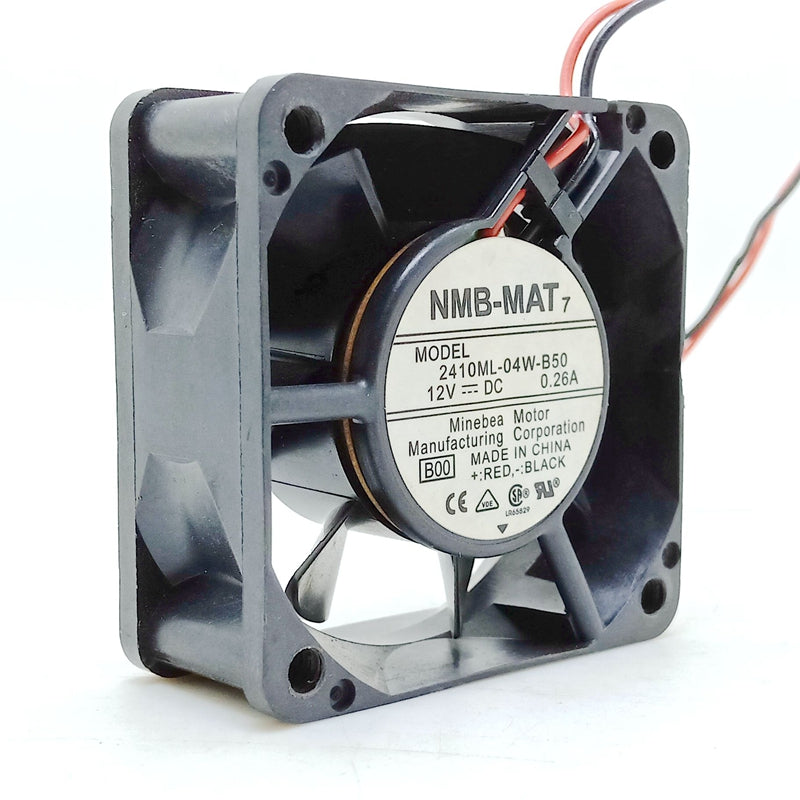 NMB 2410ML-04W-B50 60x60x25mm 12V DC 0.26A Axial Cooling Fan
