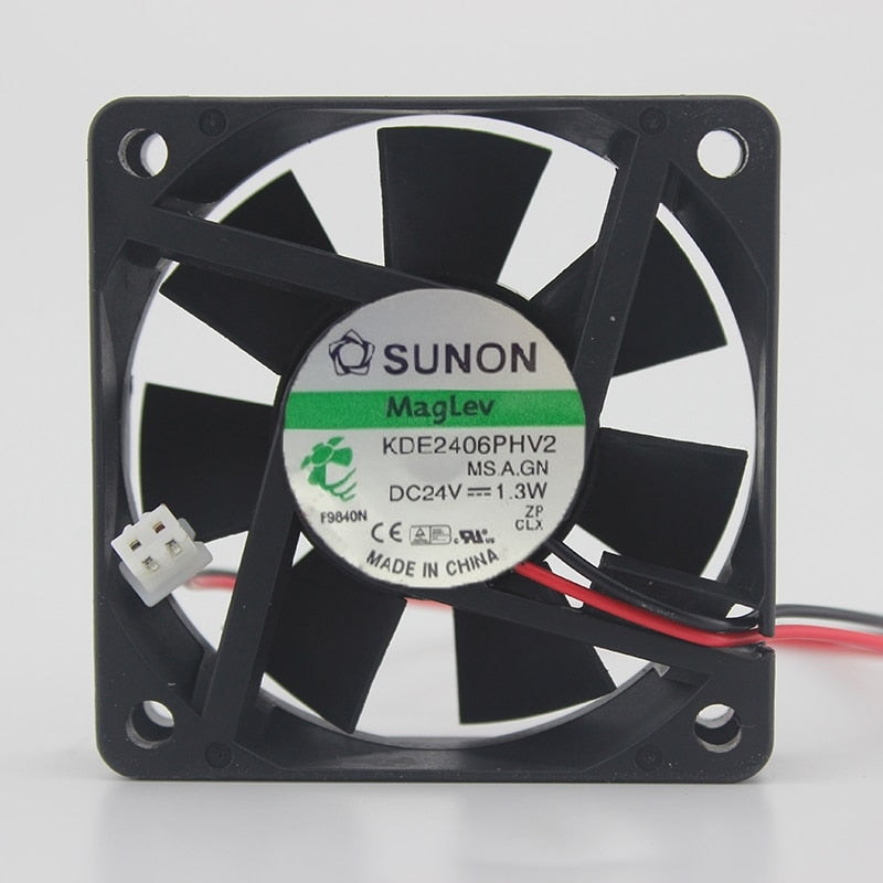 SUNON KDE2406PHV2 60x60x15mm 24V DC Axial Cooling Fan