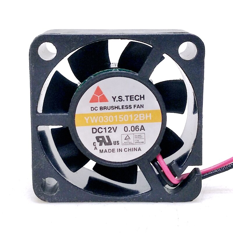 Y.S. Tech YW03015012BH 30x30x15mm 12V DC Axial Cooling Fan